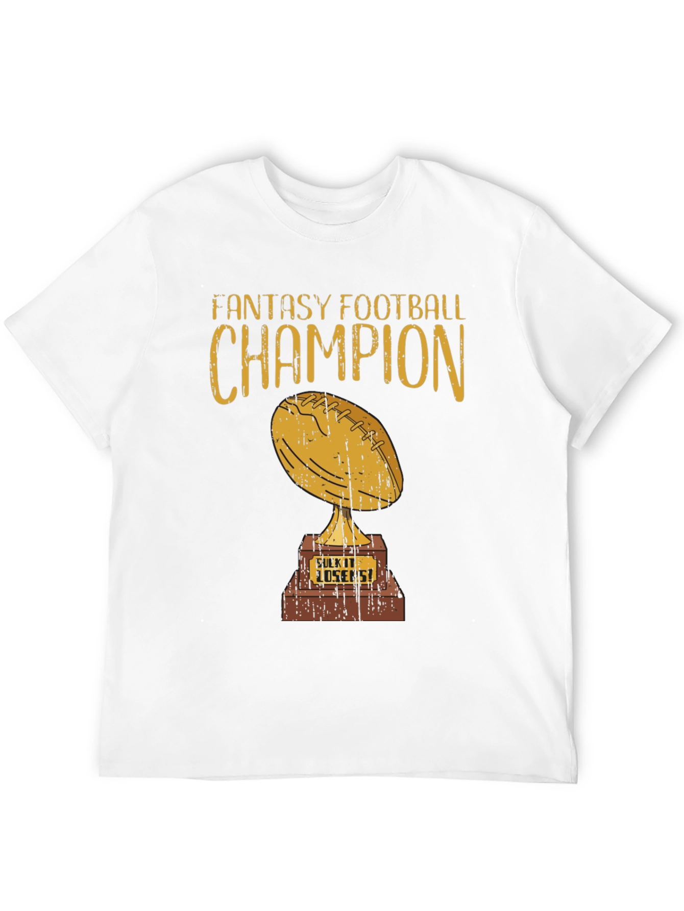 Fantasy Football Champion Trophy Graphic Tee
