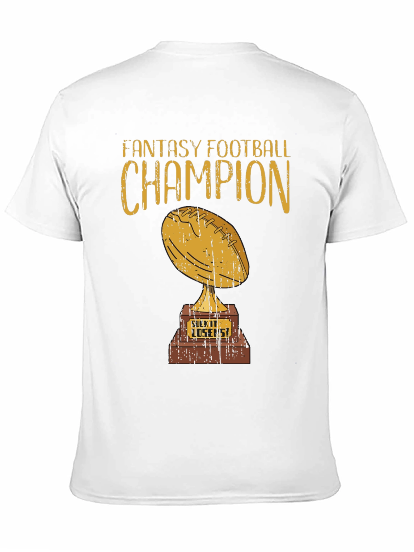 Fantasy Football Champion Trophy Graphic Tee