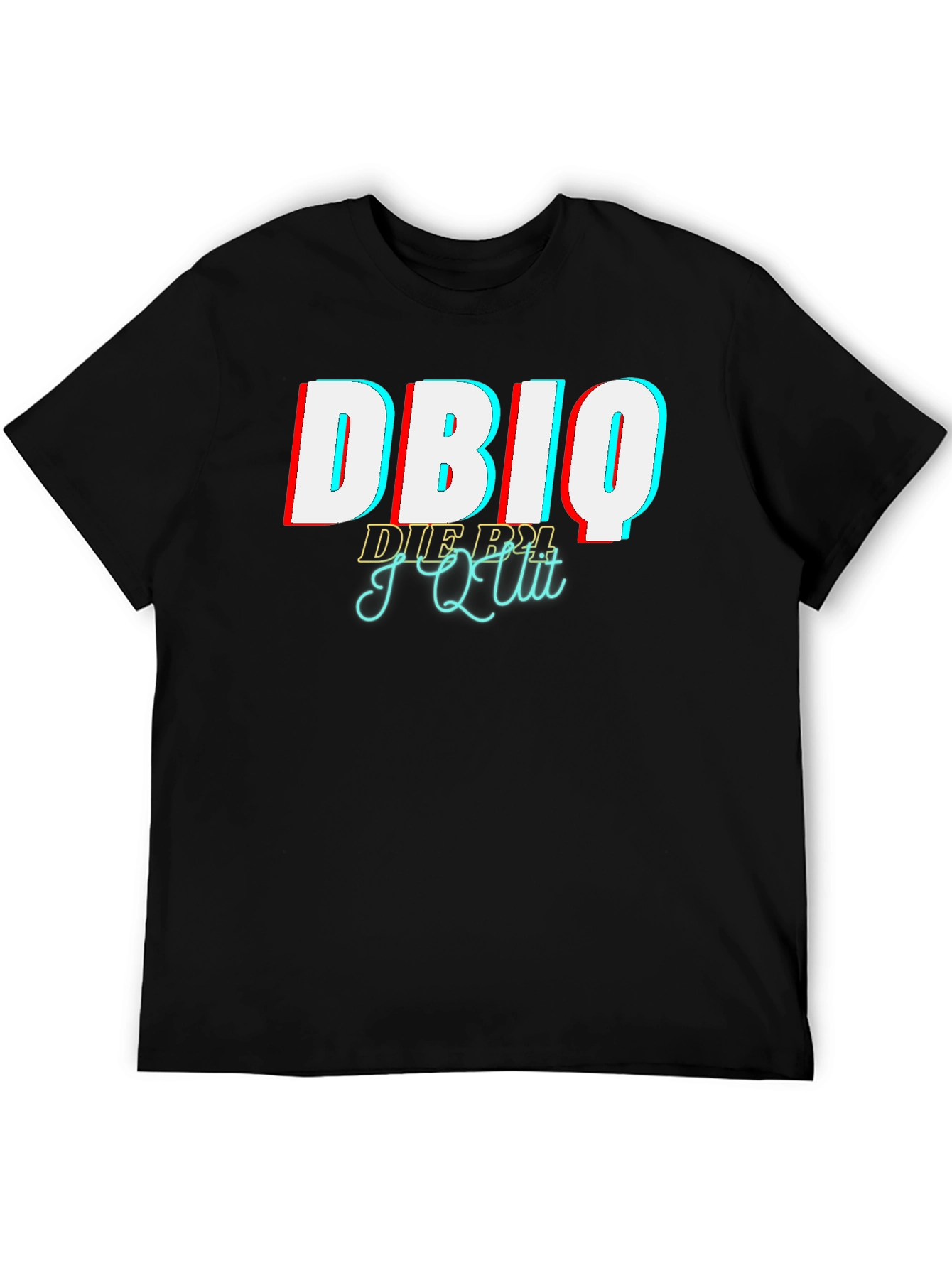 DBIQ I Quit Mens Graphic Tee - Black