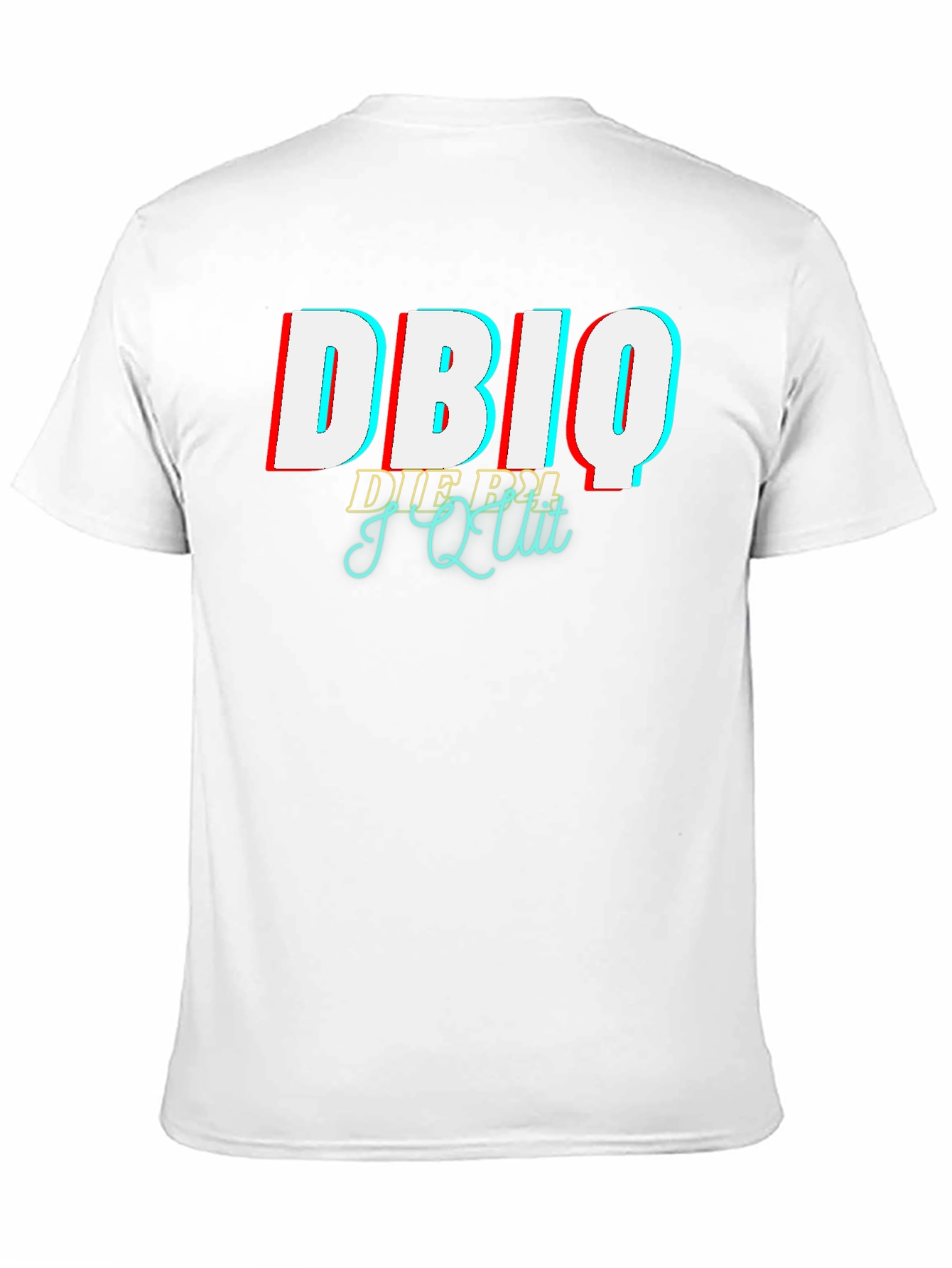 DBIQ I Quit Mens Graphic Tee - Black