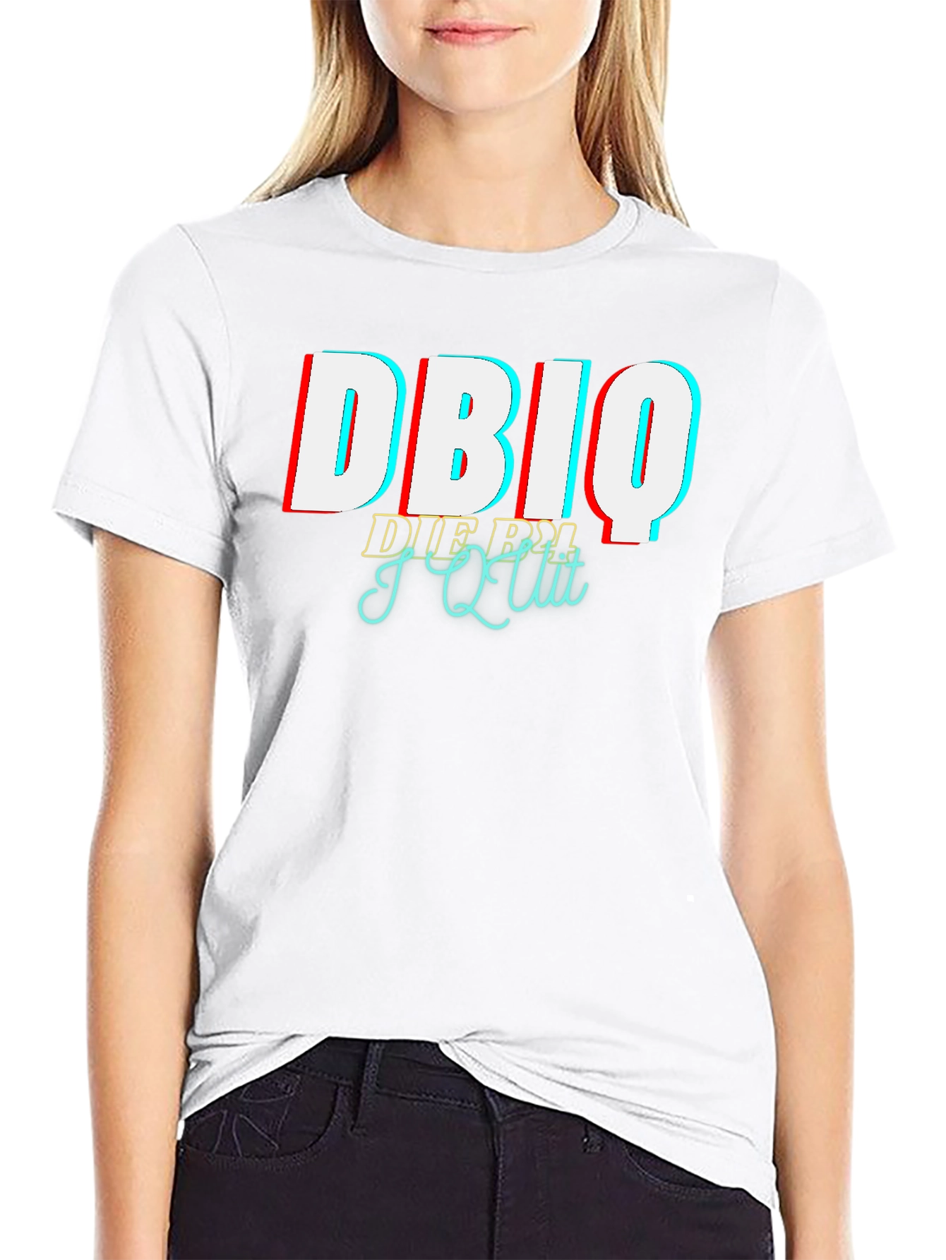 DBIQ I Quit Mens Graphic Tee - Black
