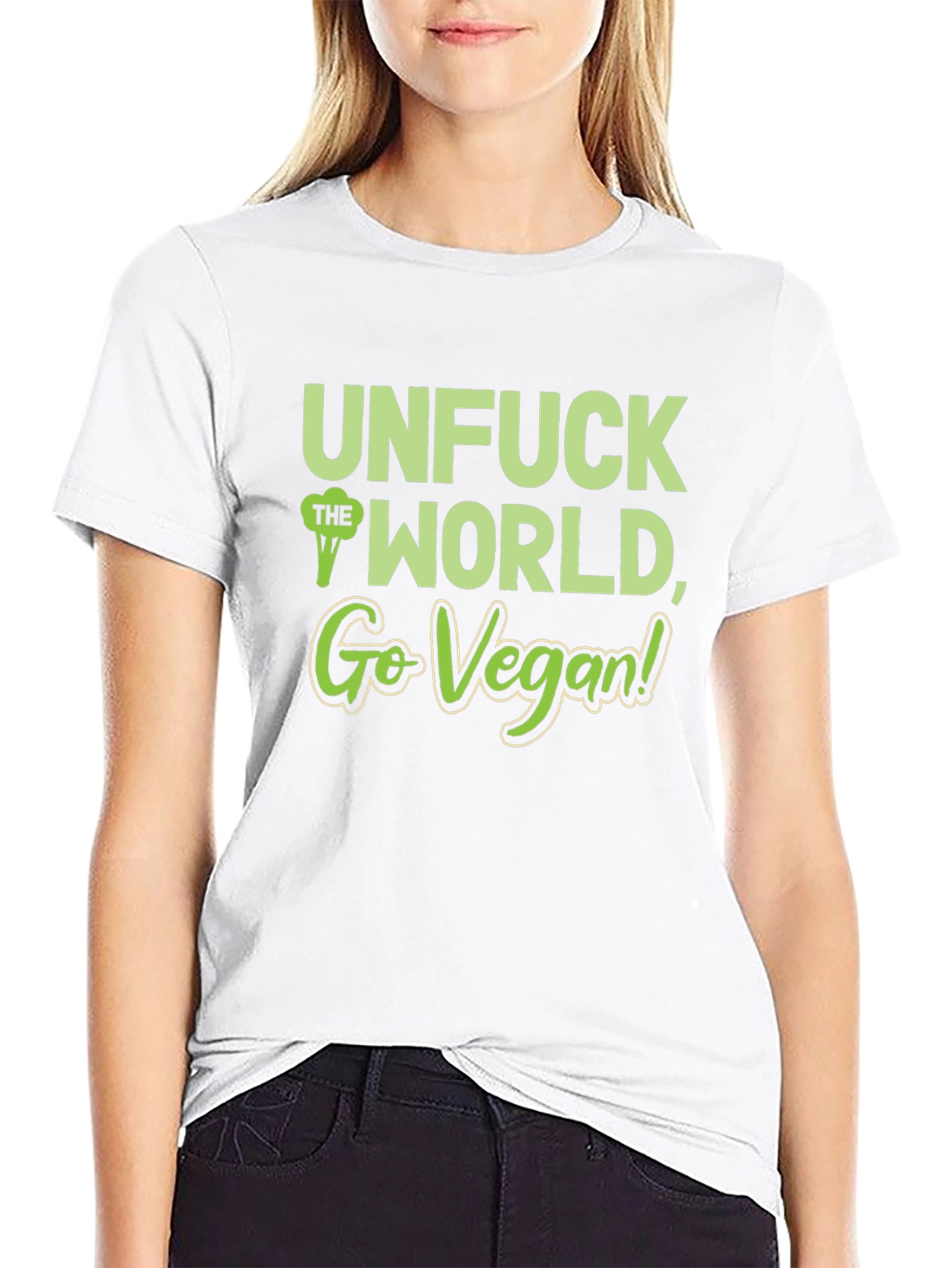 Unfuck the World Go Vegan T-Shirt
