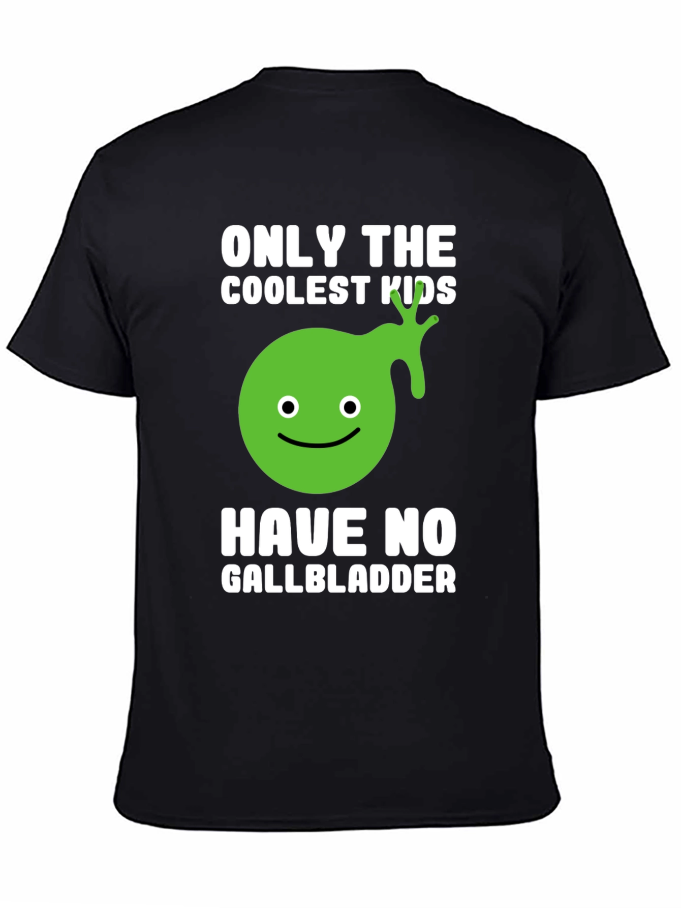 Coolest Kids No Gallbladder Funny Graphic T-Shirt