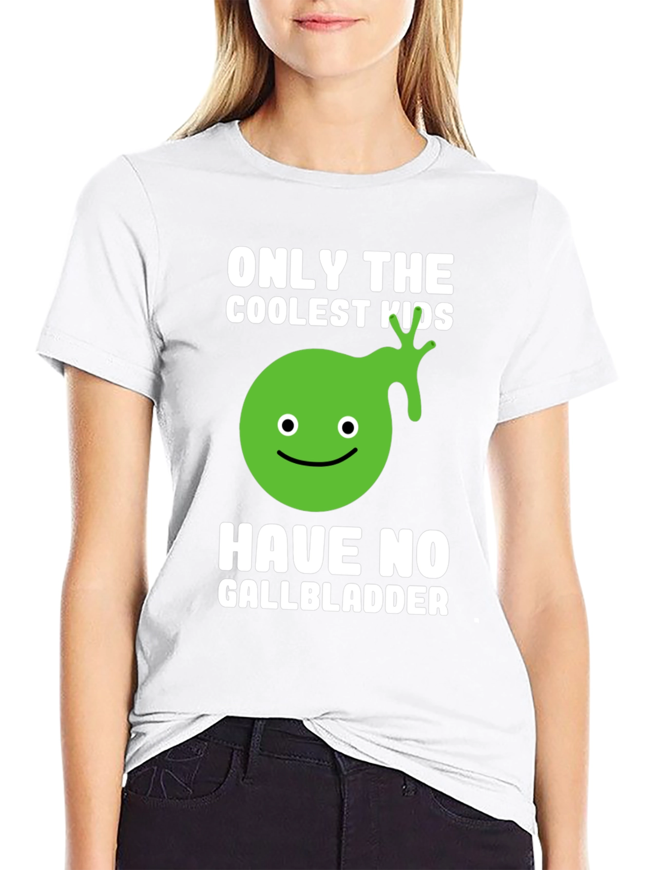 Coolest Kids No Gallbladder Funny Graphic T-Shirt