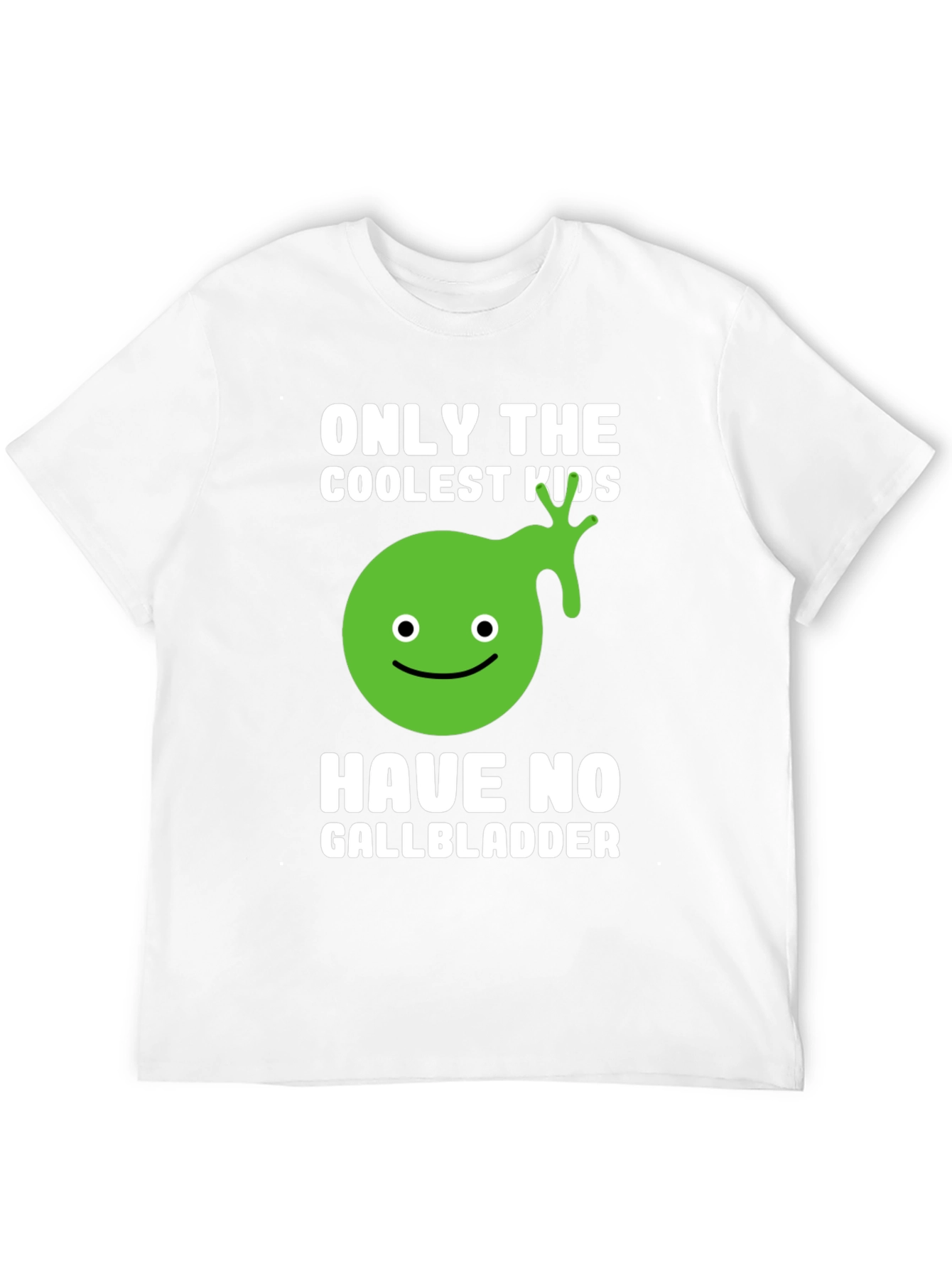 Coolest Kids No Gallbladder Funny Graphic T-Shirt