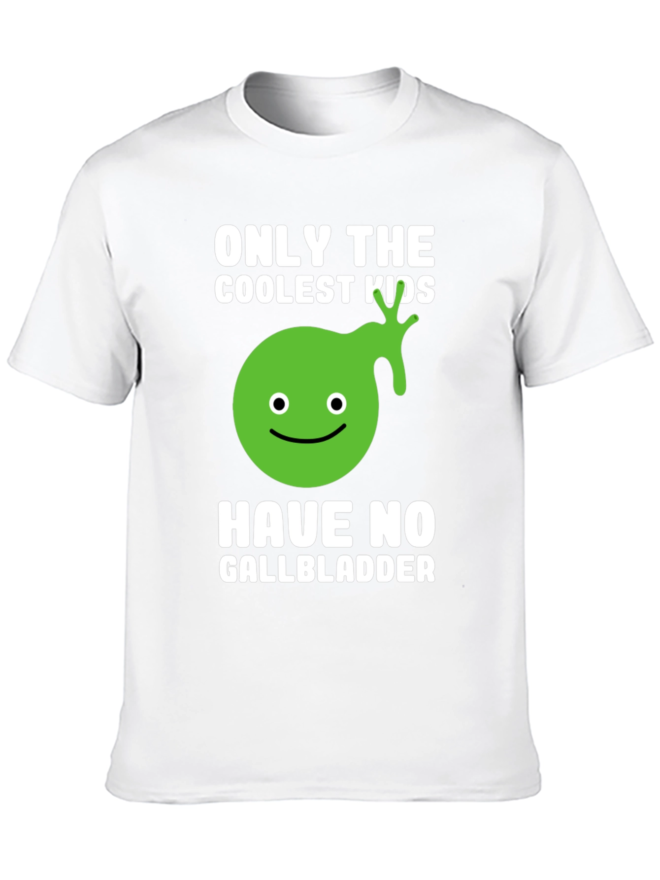 Coolest Kids No Gallbladder Funny Graphic T-Shirt