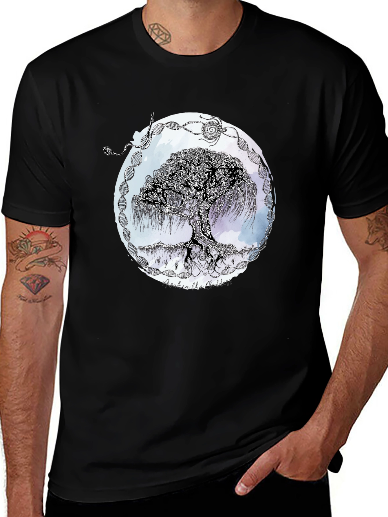 Tree of Life Graphic Tee - Unisex Black T-Shirt