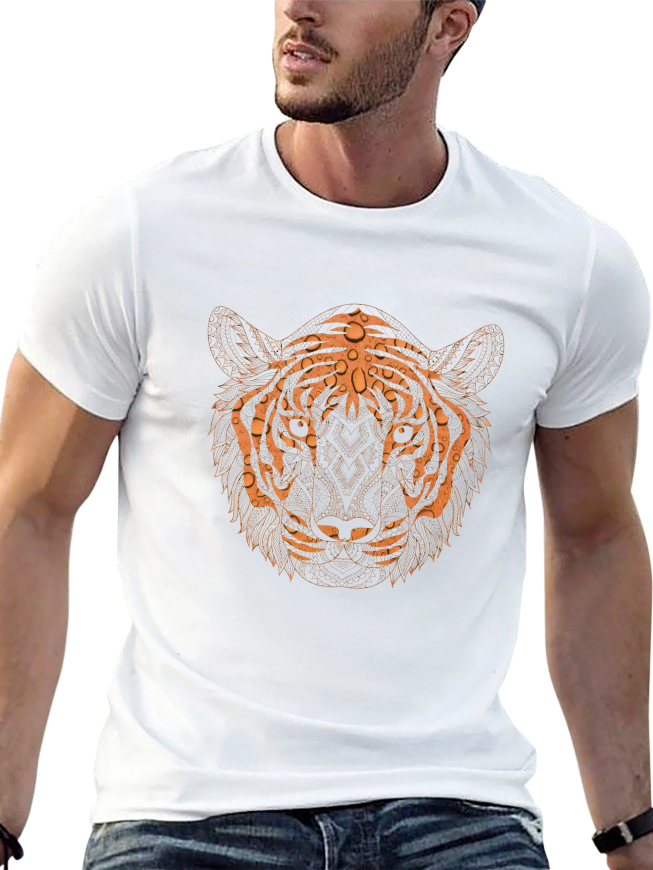 Black Tiger Graphic Tee - Mens