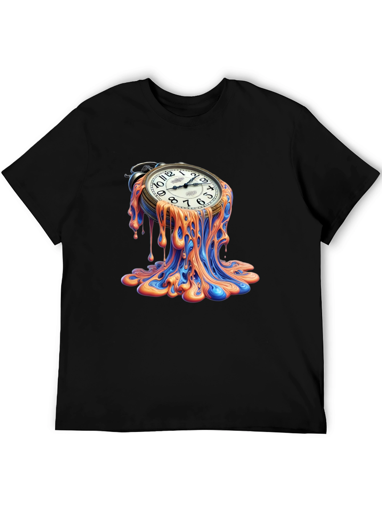 Melting Clock Graphic Tee - Time is Fluid!