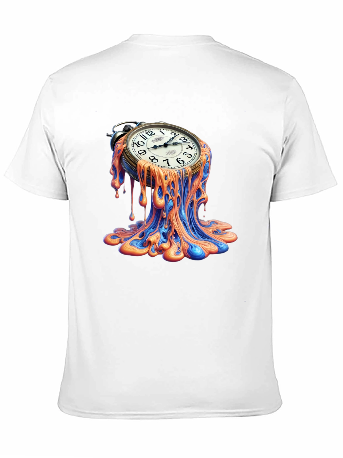 Melting Clock Graphic Tee - Time is Fluid!