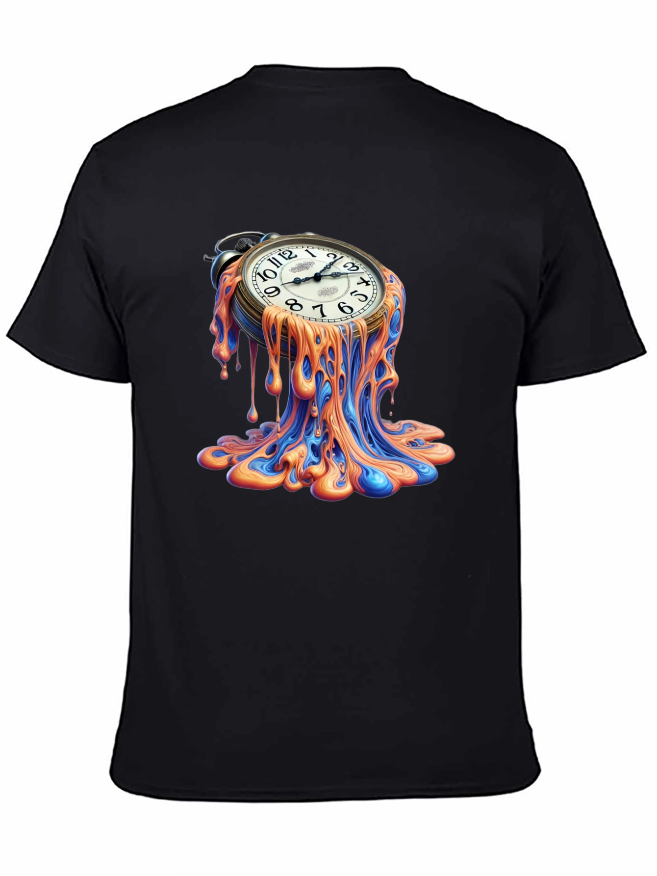 Melting Clock Graphic Tee - Time is Fluid!