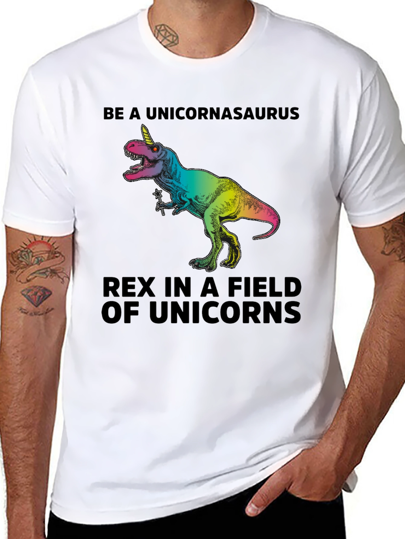 Unicornasaurus Rex Graphic T-Shirt