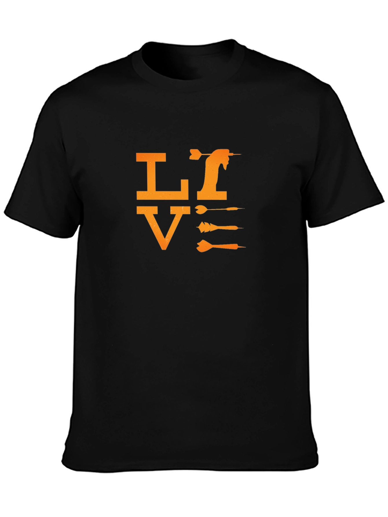Love Darts Black T-Shirt
