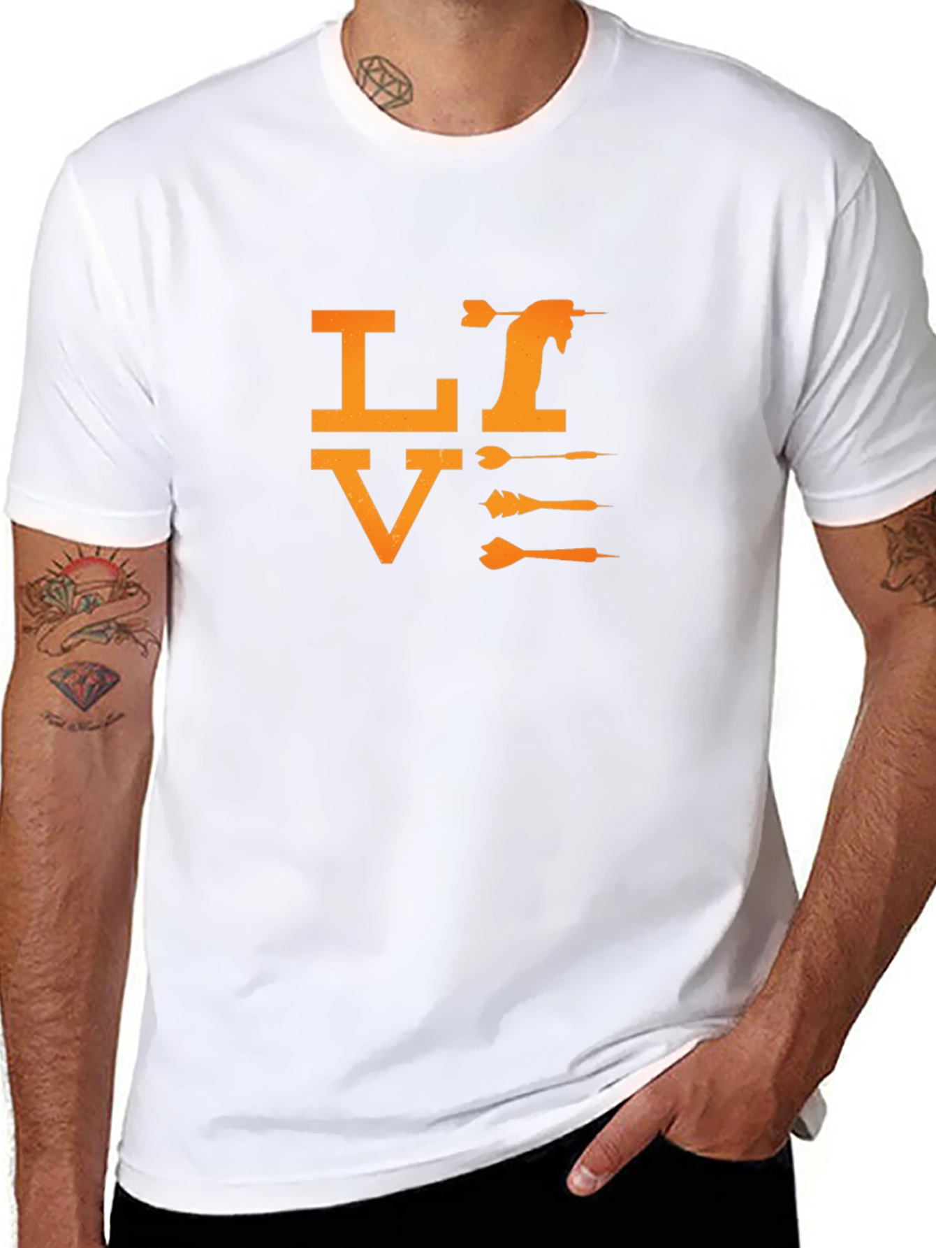 Love Darts Black T-Shirt