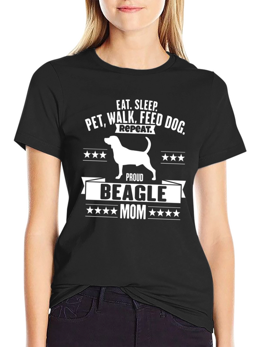 Proud Beagle Mom T-Shirt