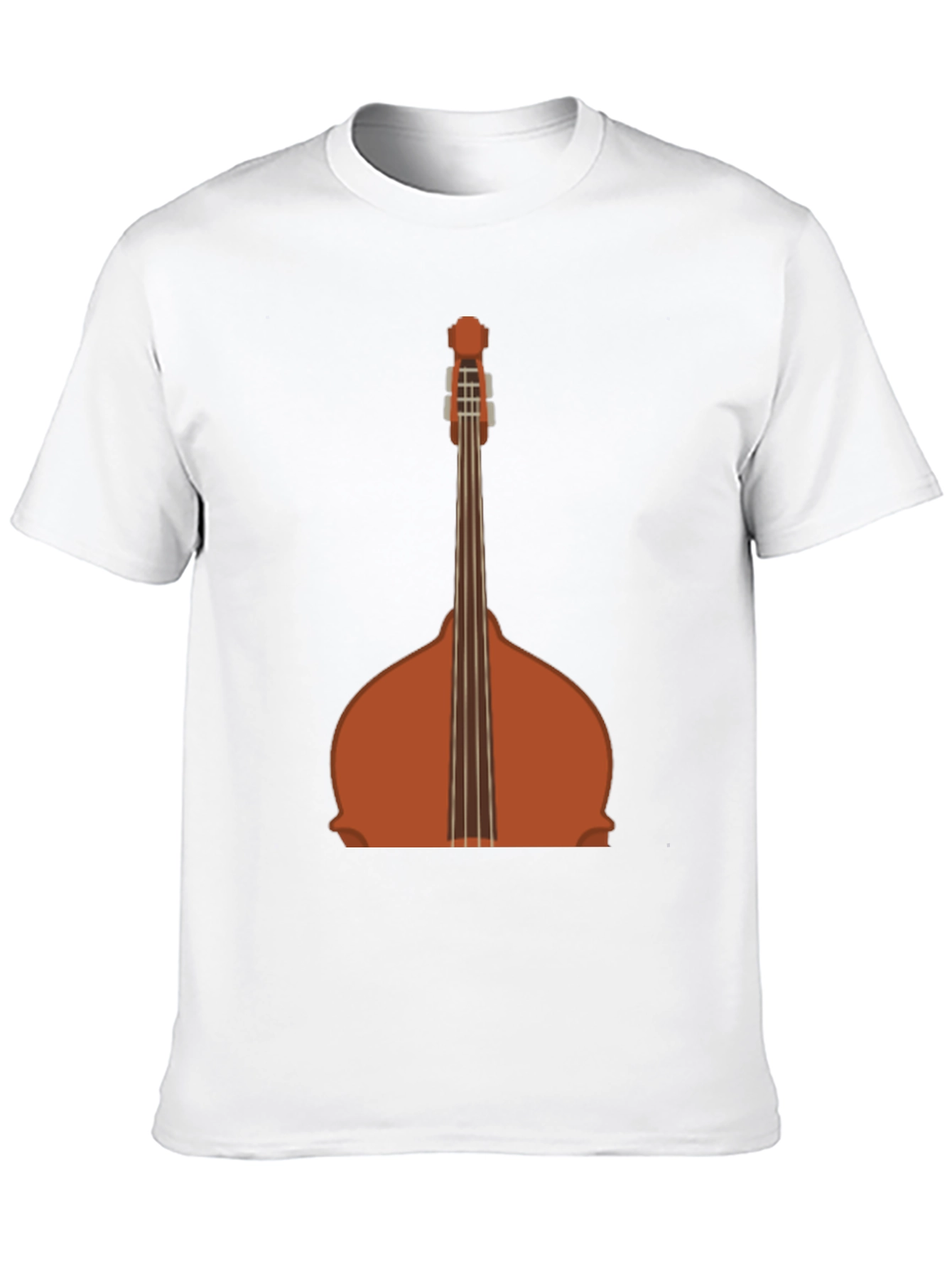 Upright Bass Graphic Tee - Classic Instrument Design