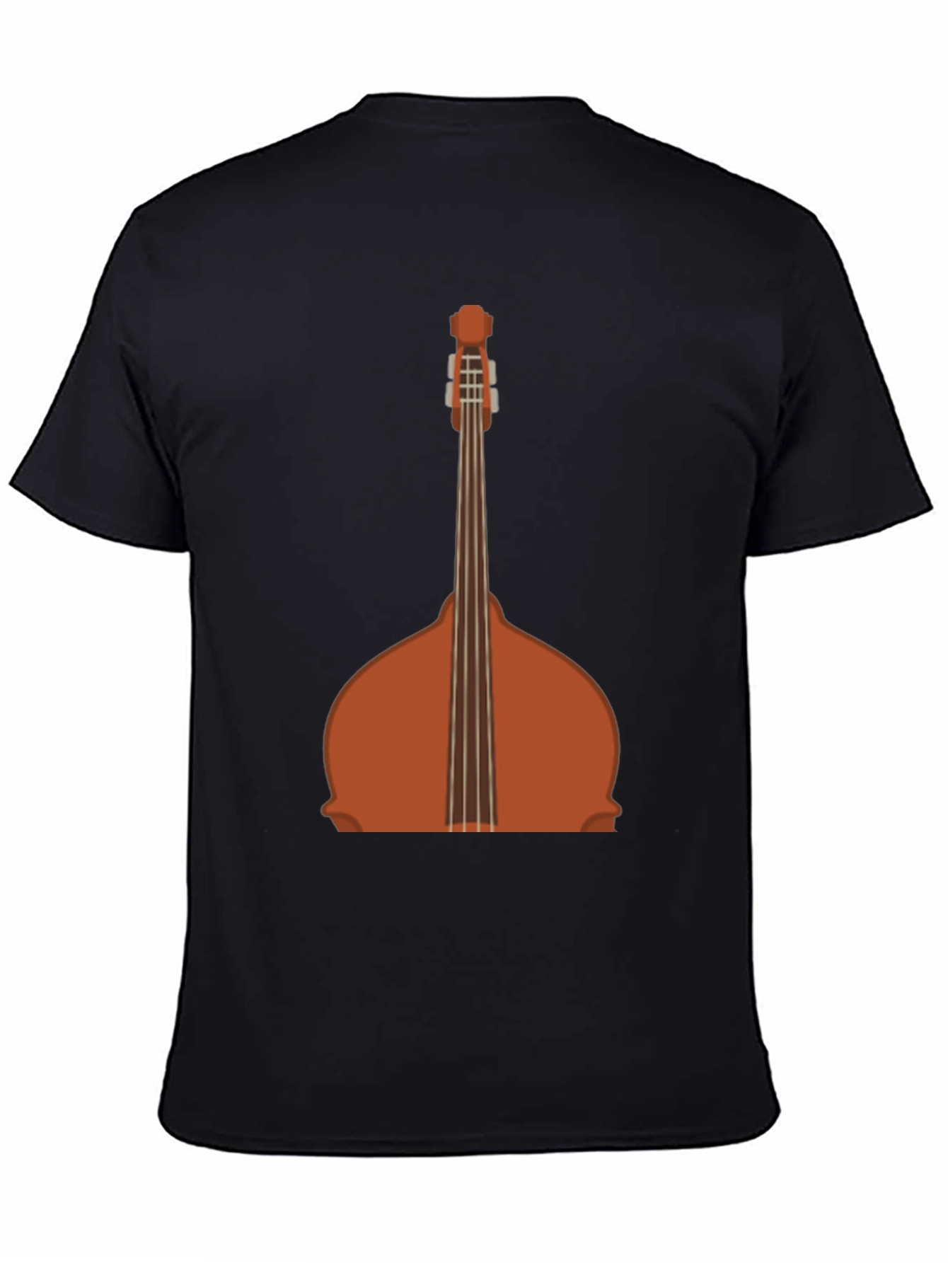 Upright Bass Graphic Tee - Classic Instrument Design