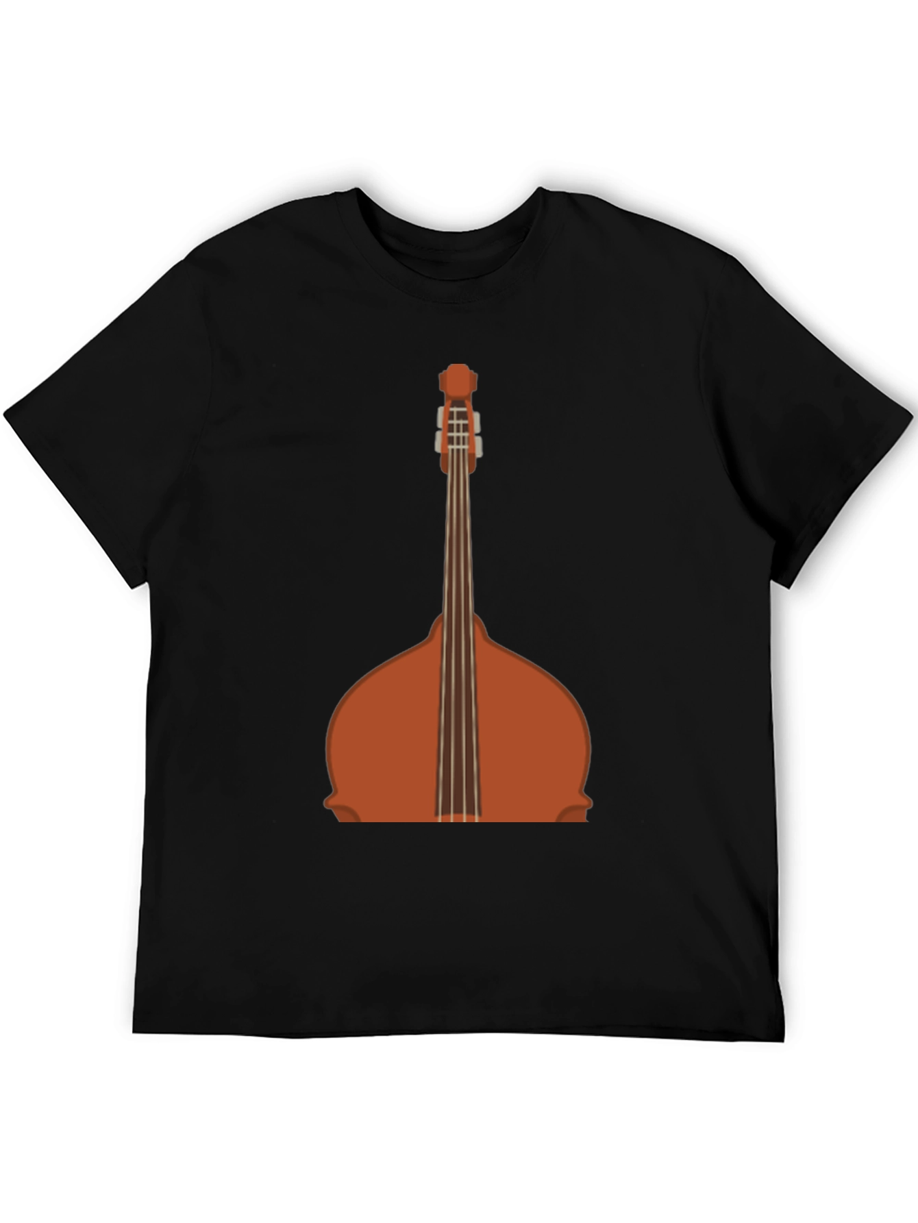 Upright Bass Graphic Tee - Classic Instrument Design