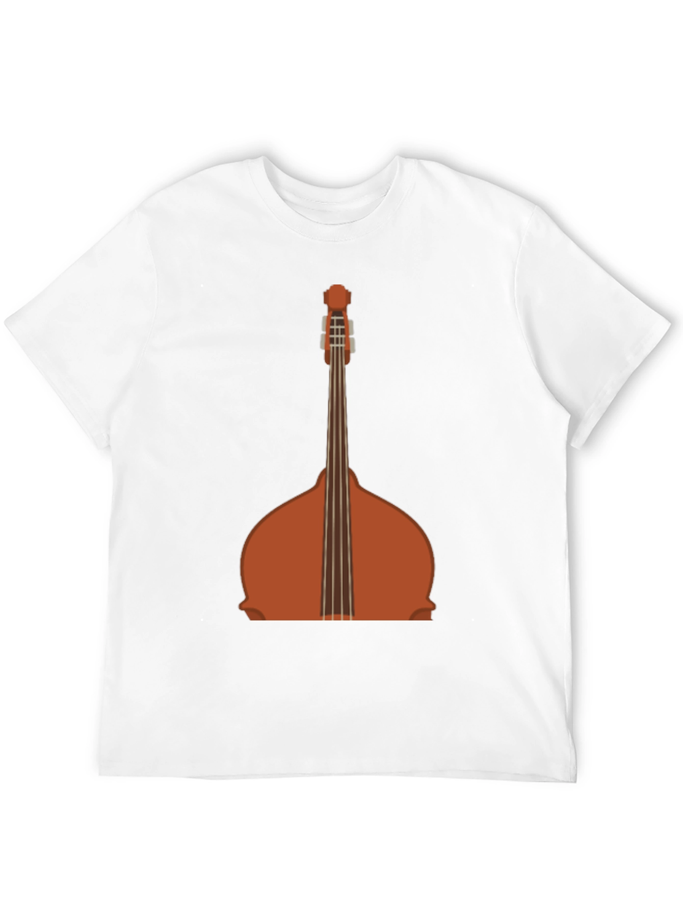 Upright Bass Graphic Tee - Classic Instrument Design