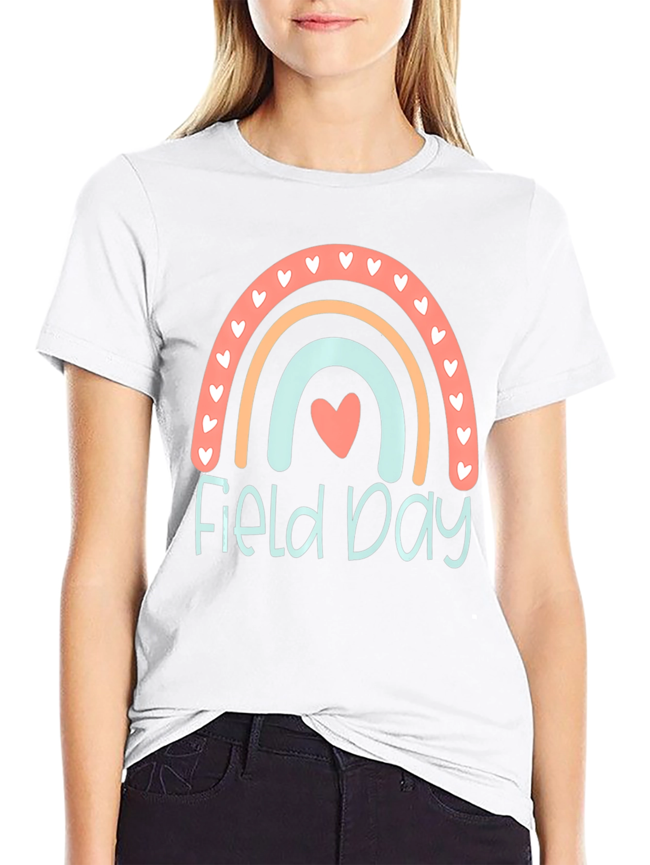 Field Day Rainbow Heart T-Shirt