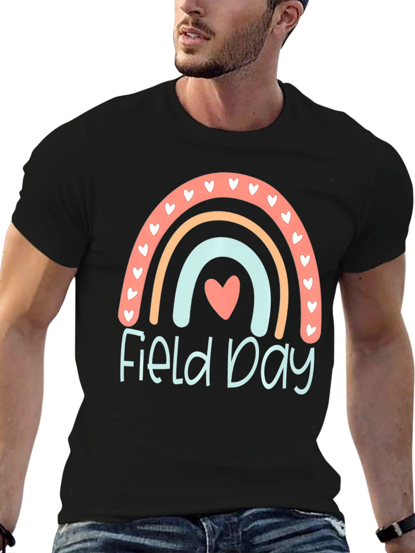 Field Day Rainbow Heart T-Shirt