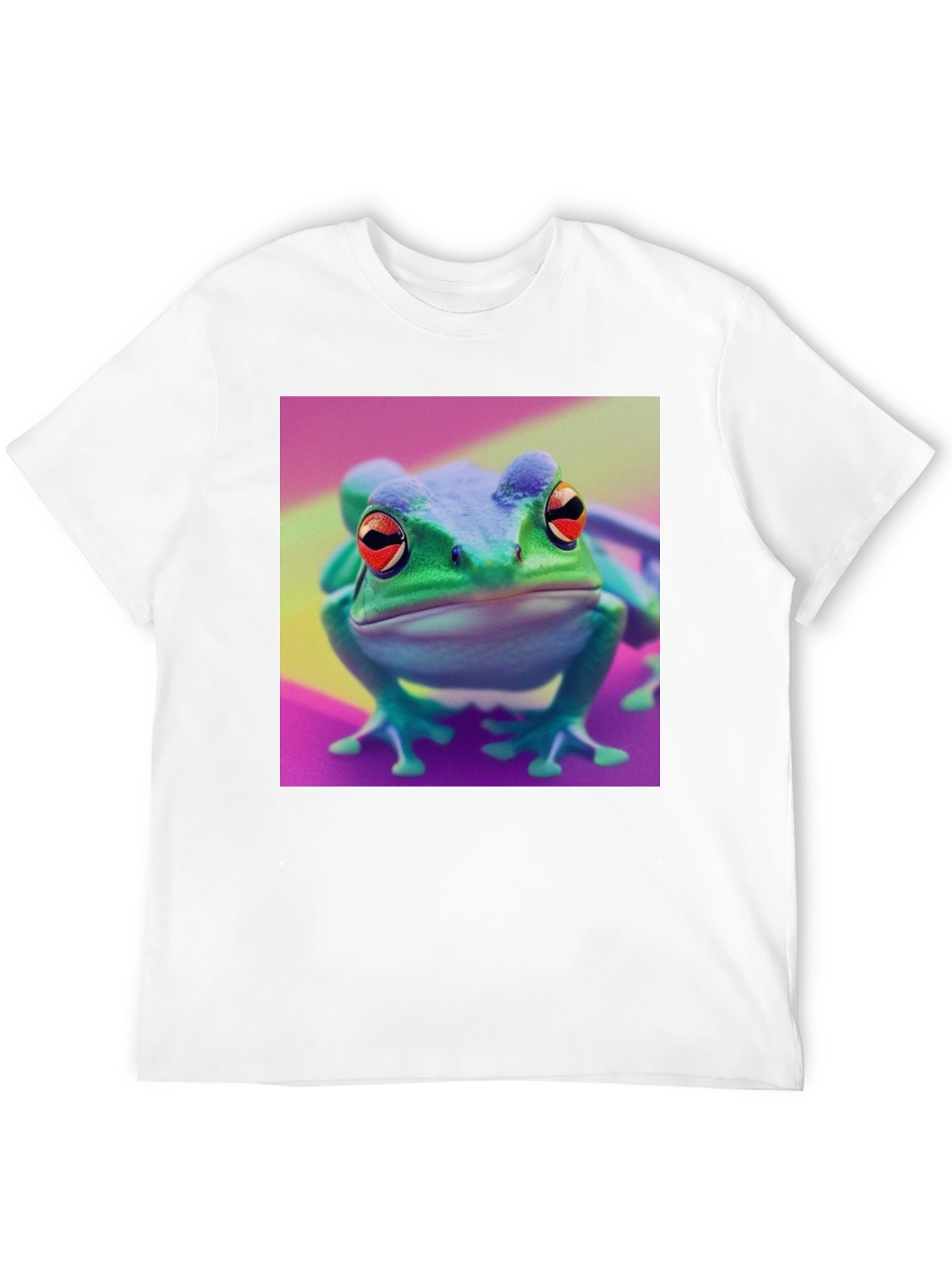 Frog Graphic Tee - Vibrant Amphibian Design