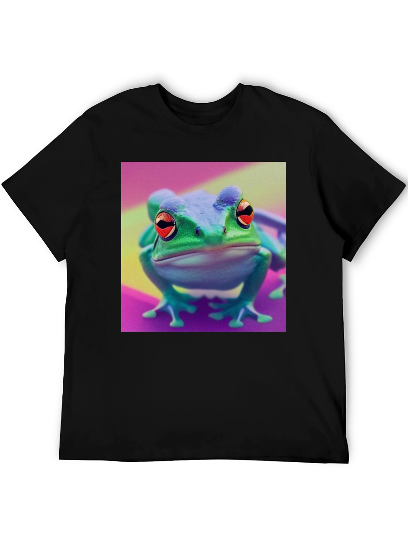 Frog Graphic Tee - Vibrant Amphibian Design