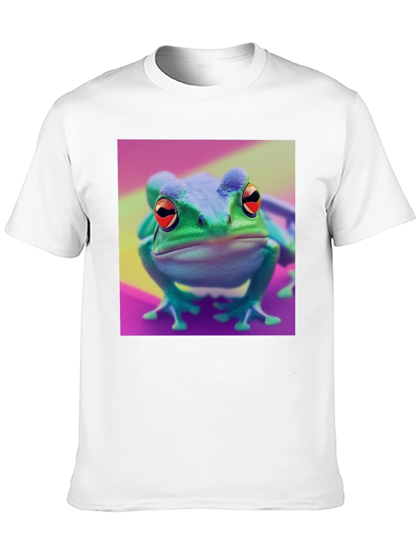 Frog Graphic Tee - Vibrant Amphibian Design