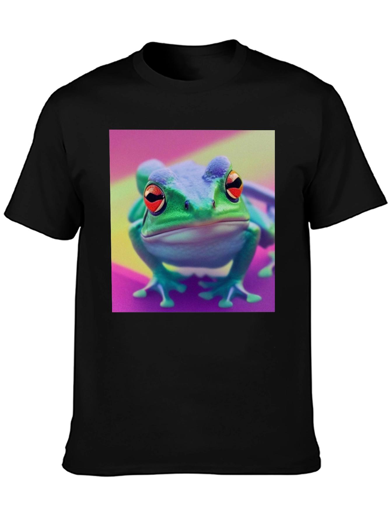 Frog Graphic Tee - Vibrant Amphibian Design