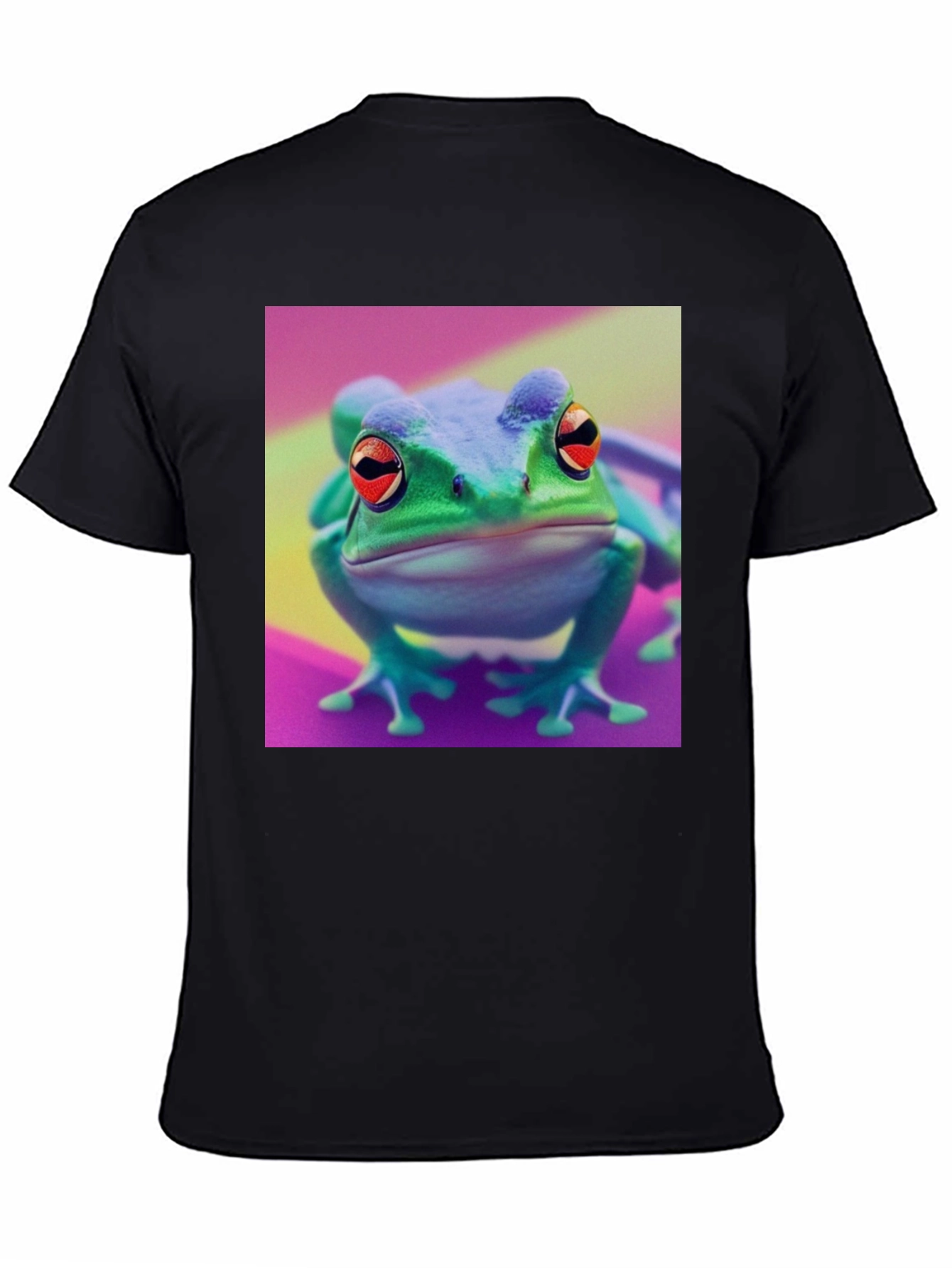 Frog Graphic Tee - Vibrant Amphibian Design