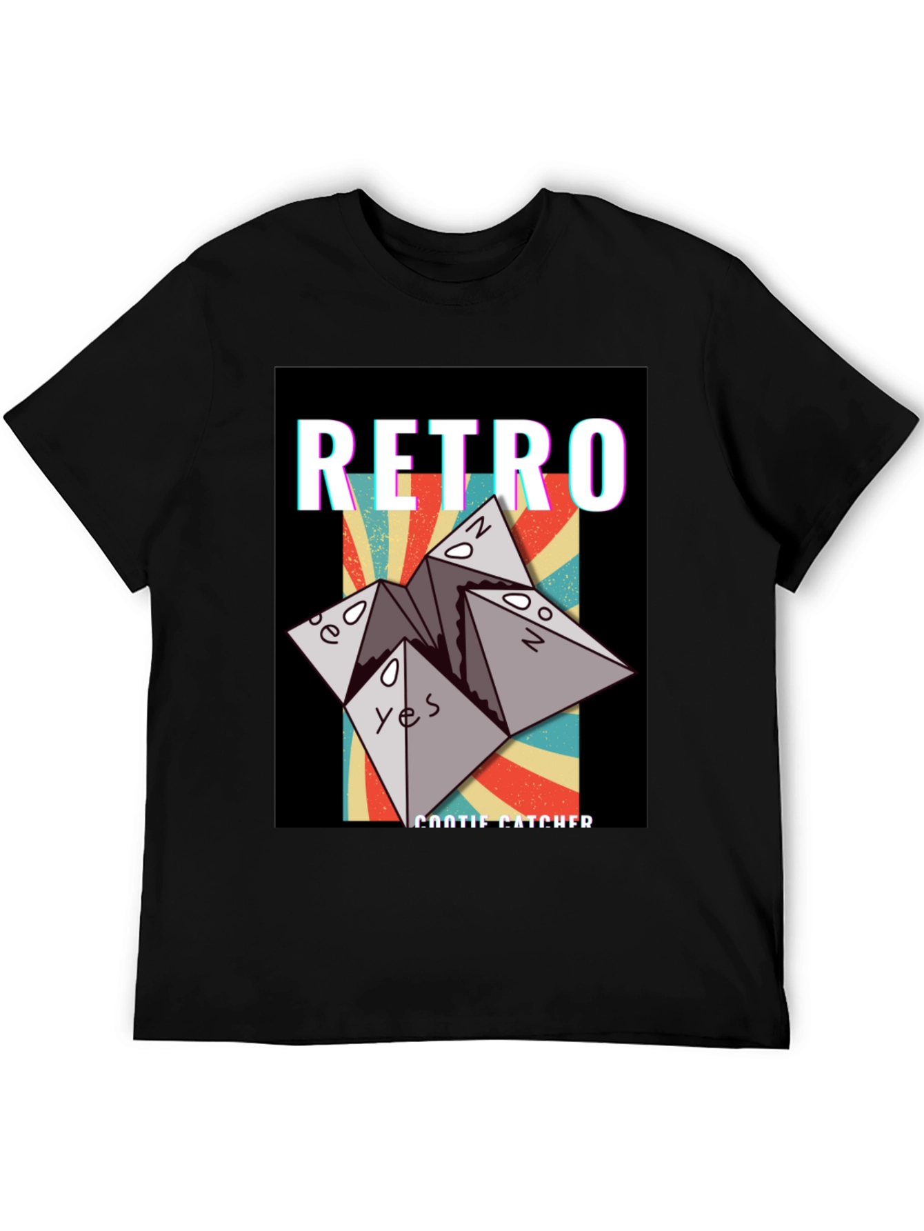 Retro Cootie Catcher Graphic T-Shirt