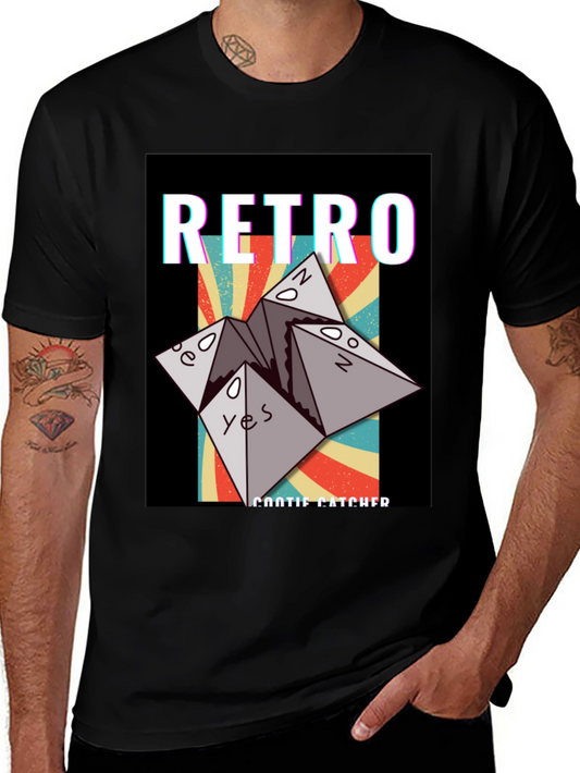 Retro Cootie Catcher Graphic T-Shirt