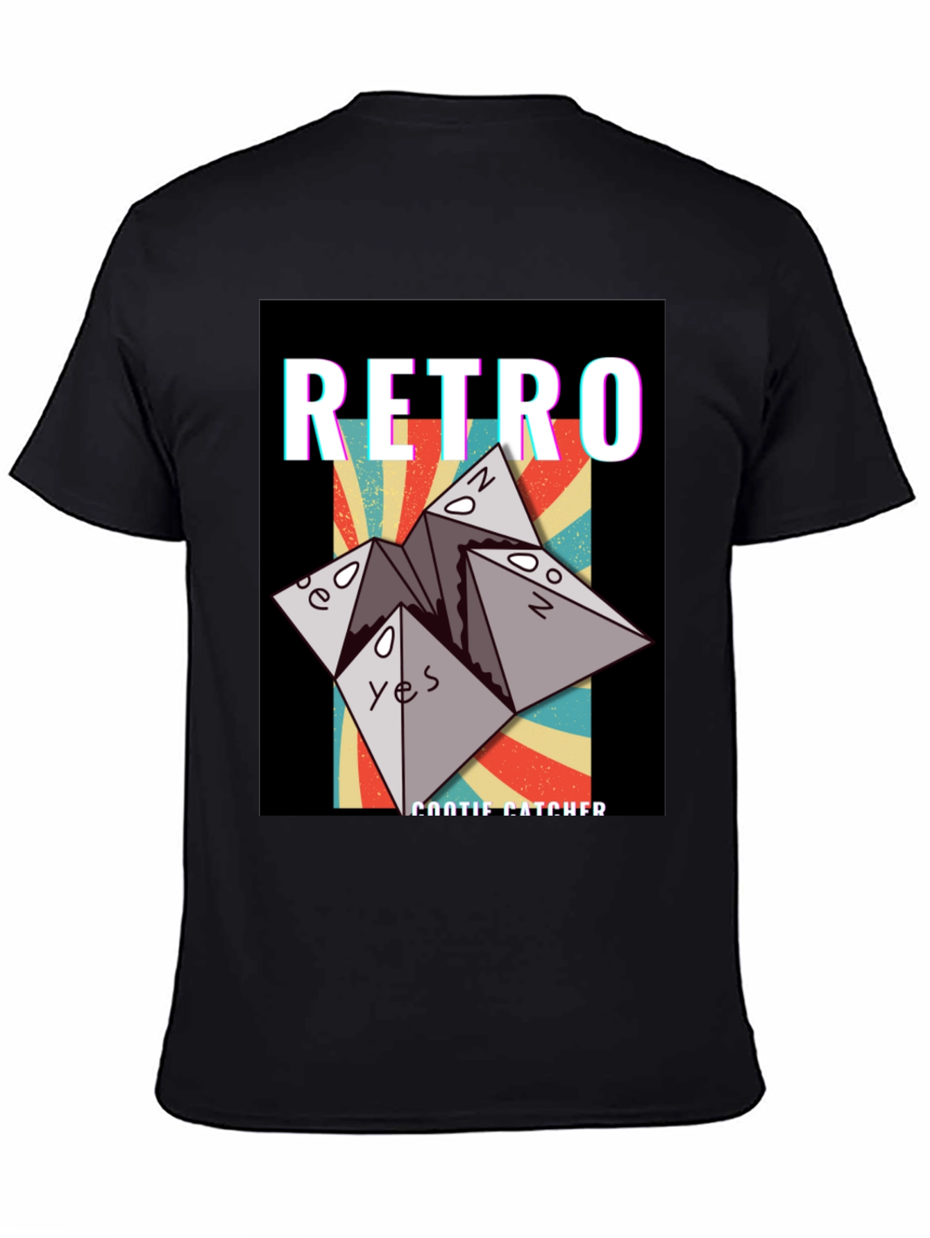 Retro Cootie Catcher Graphic T-Shirt
