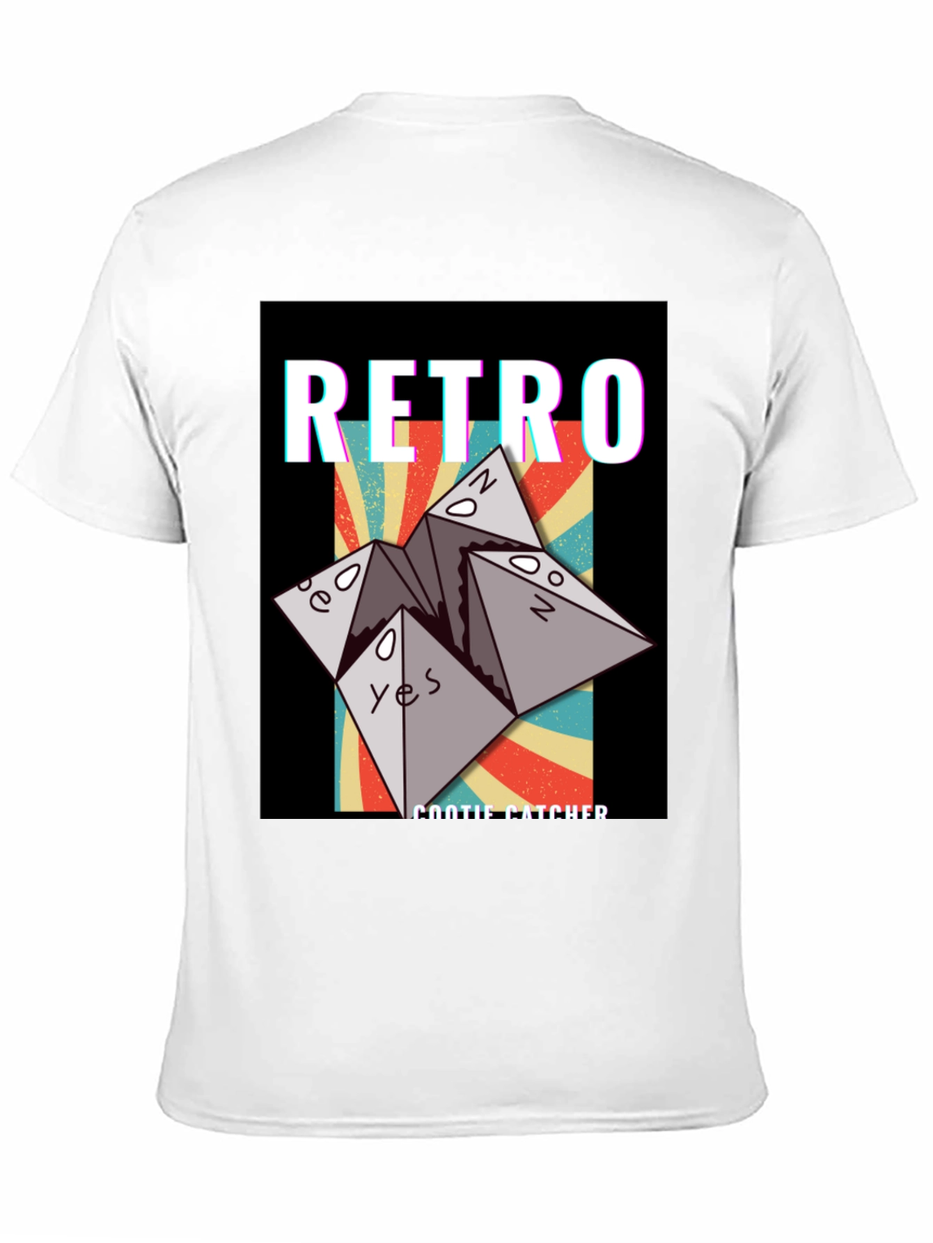 Retro Cootie Catcher Graphic T-Shirt