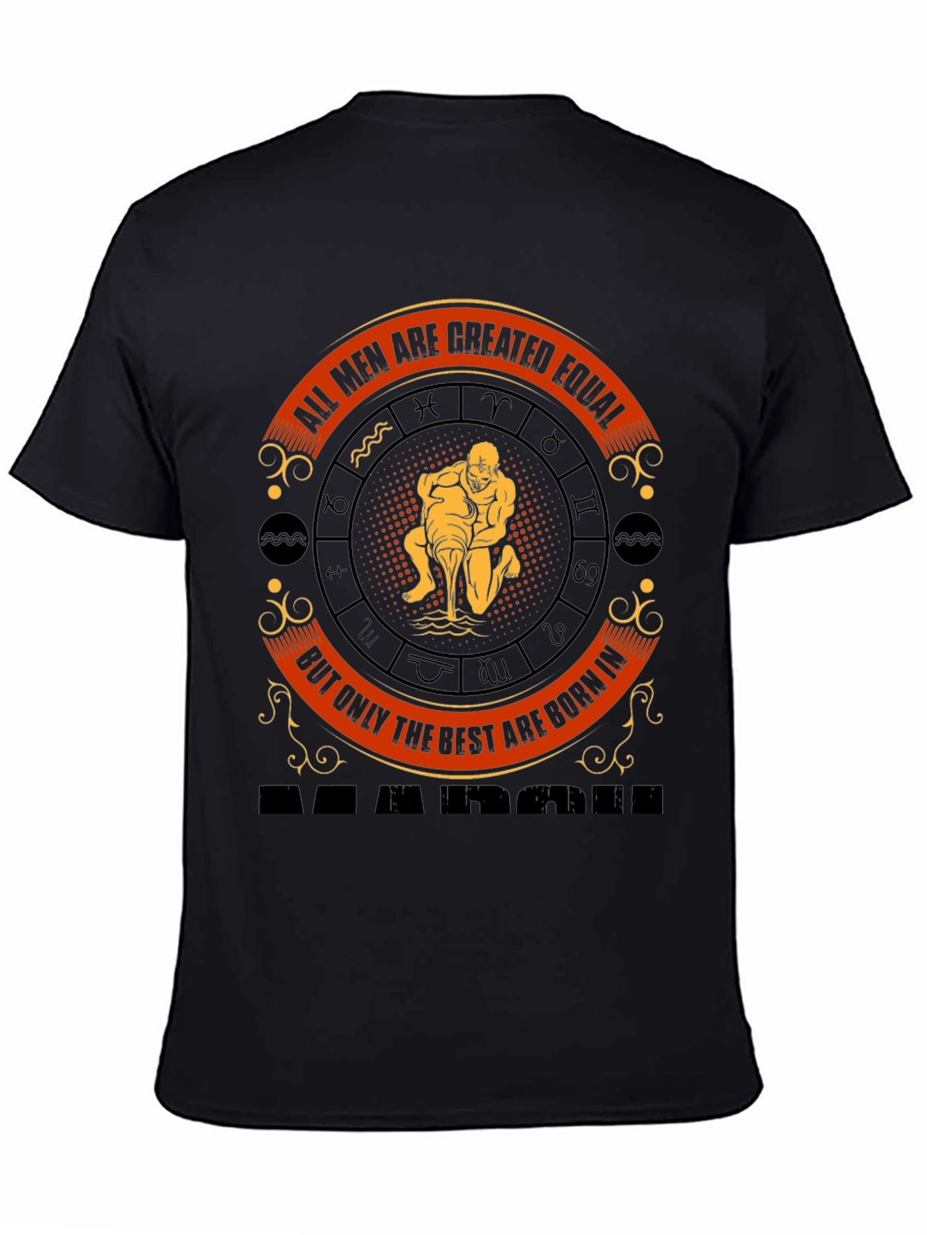 Born in March T-Shirt - Zodiac Aquarius Tee