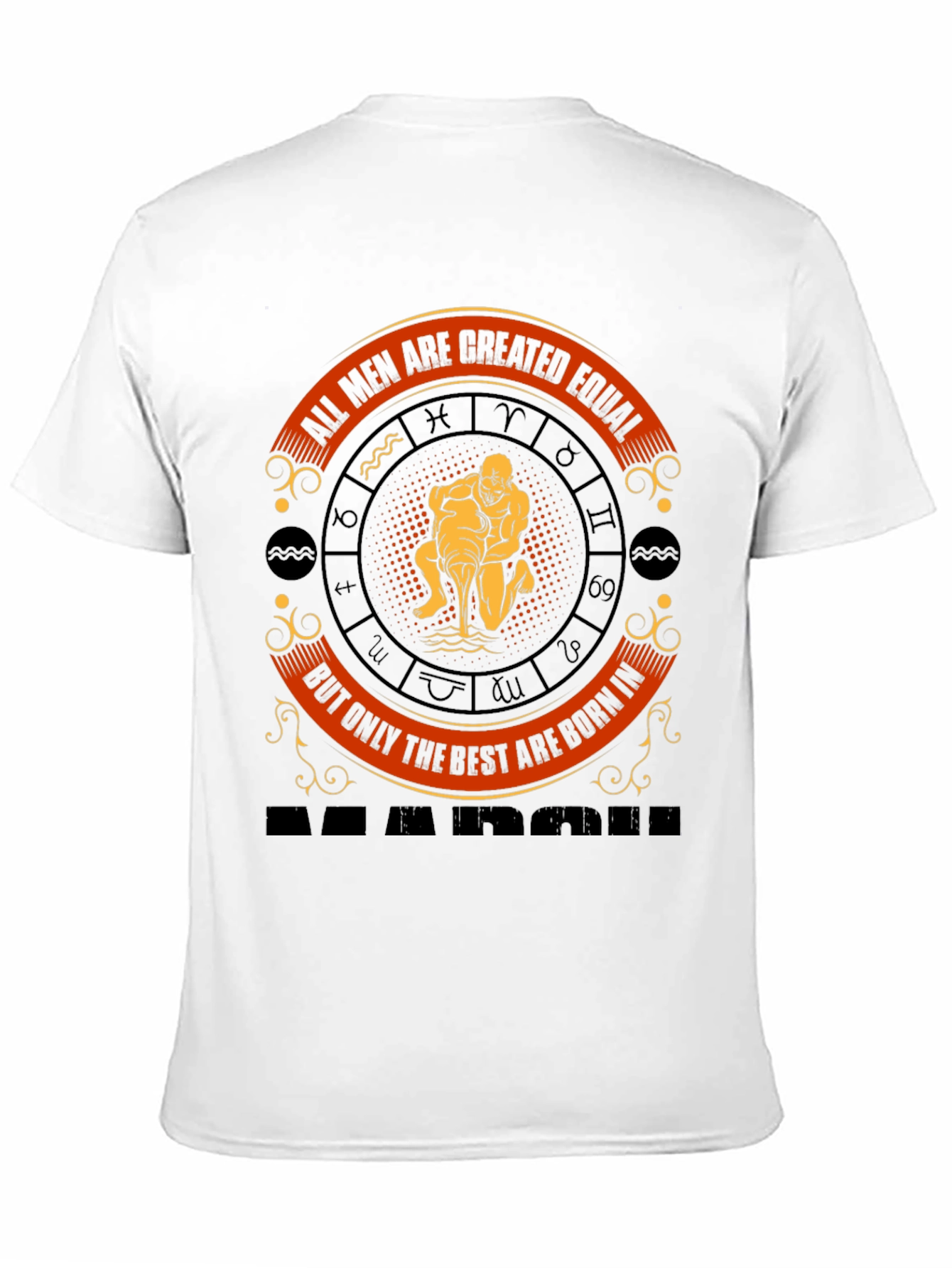 Born in March T-Shirt - Zodiac Aquarius Tee