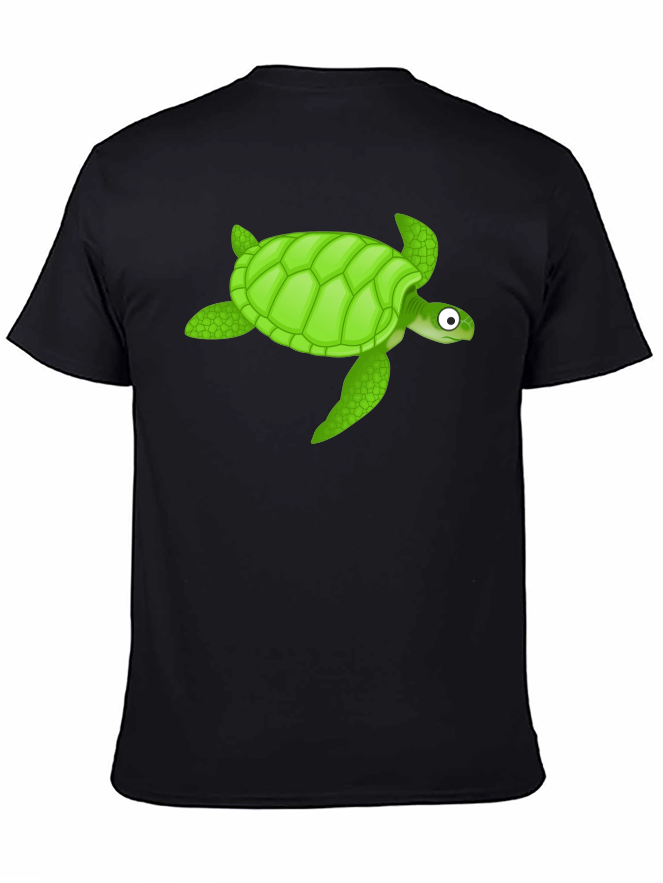 Turtle Graphic Black T-Shirt