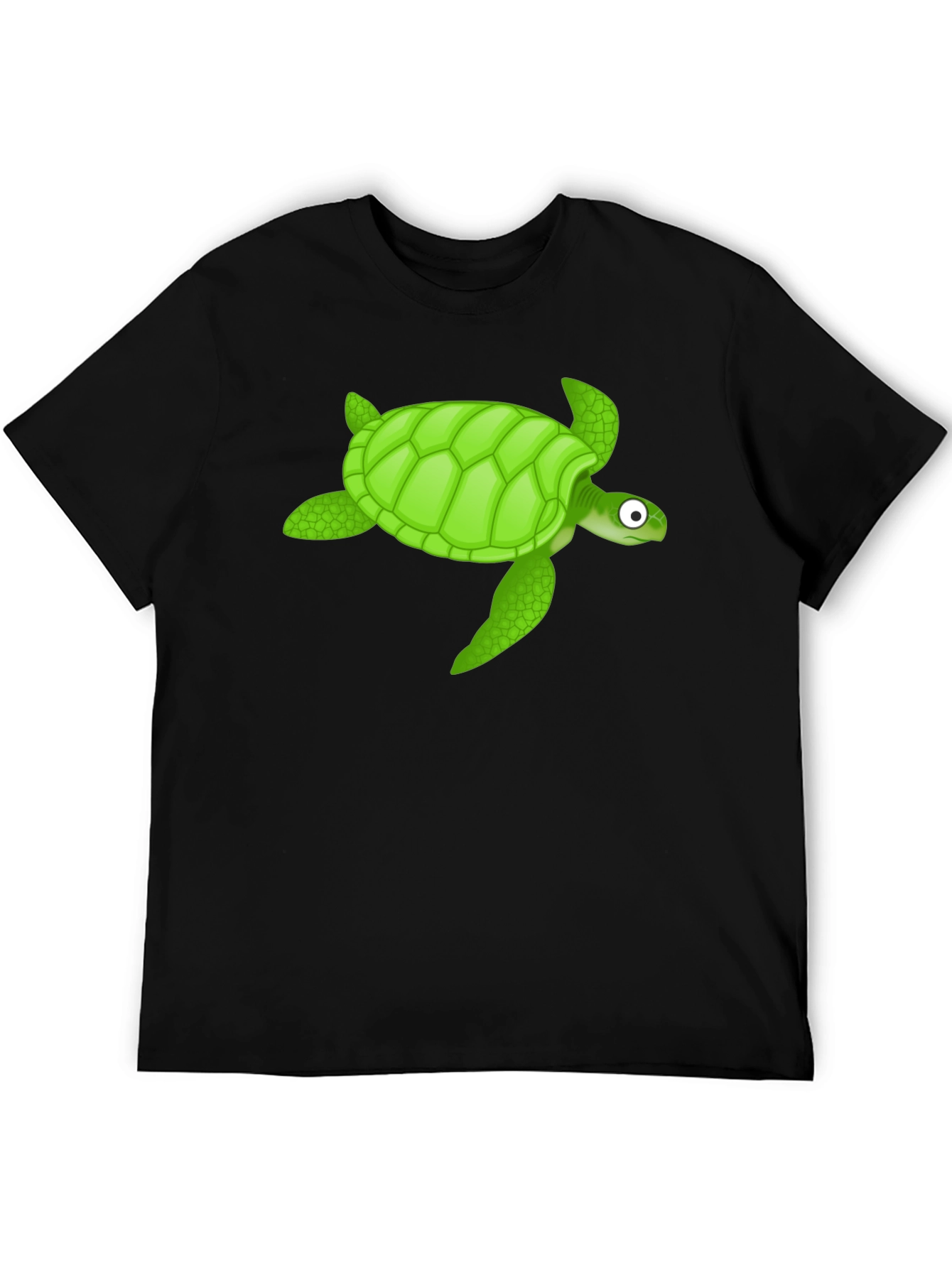 Turtle Graphic Black T-Shirt