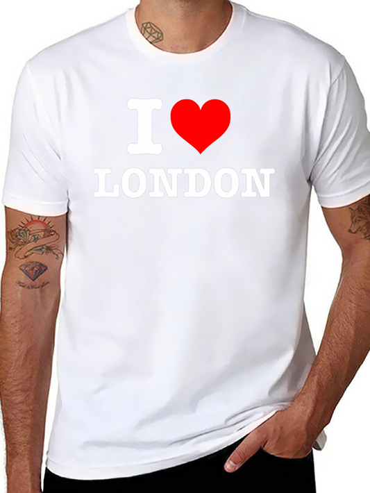 I Love London Black T-Shirt - Classic Souvenir Tee