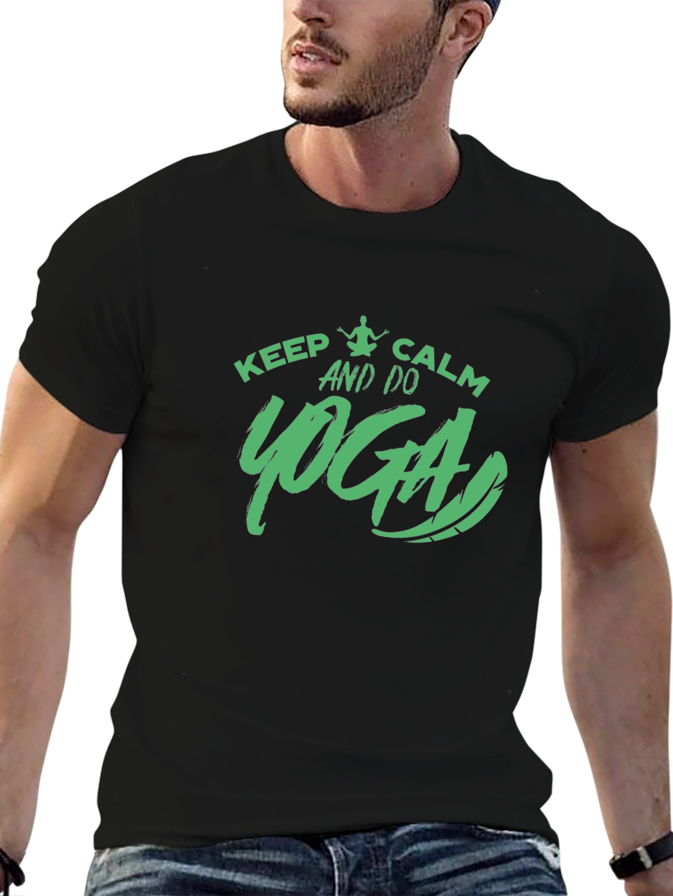 Keep Calm and Do Yoga Graphic T-Shirt