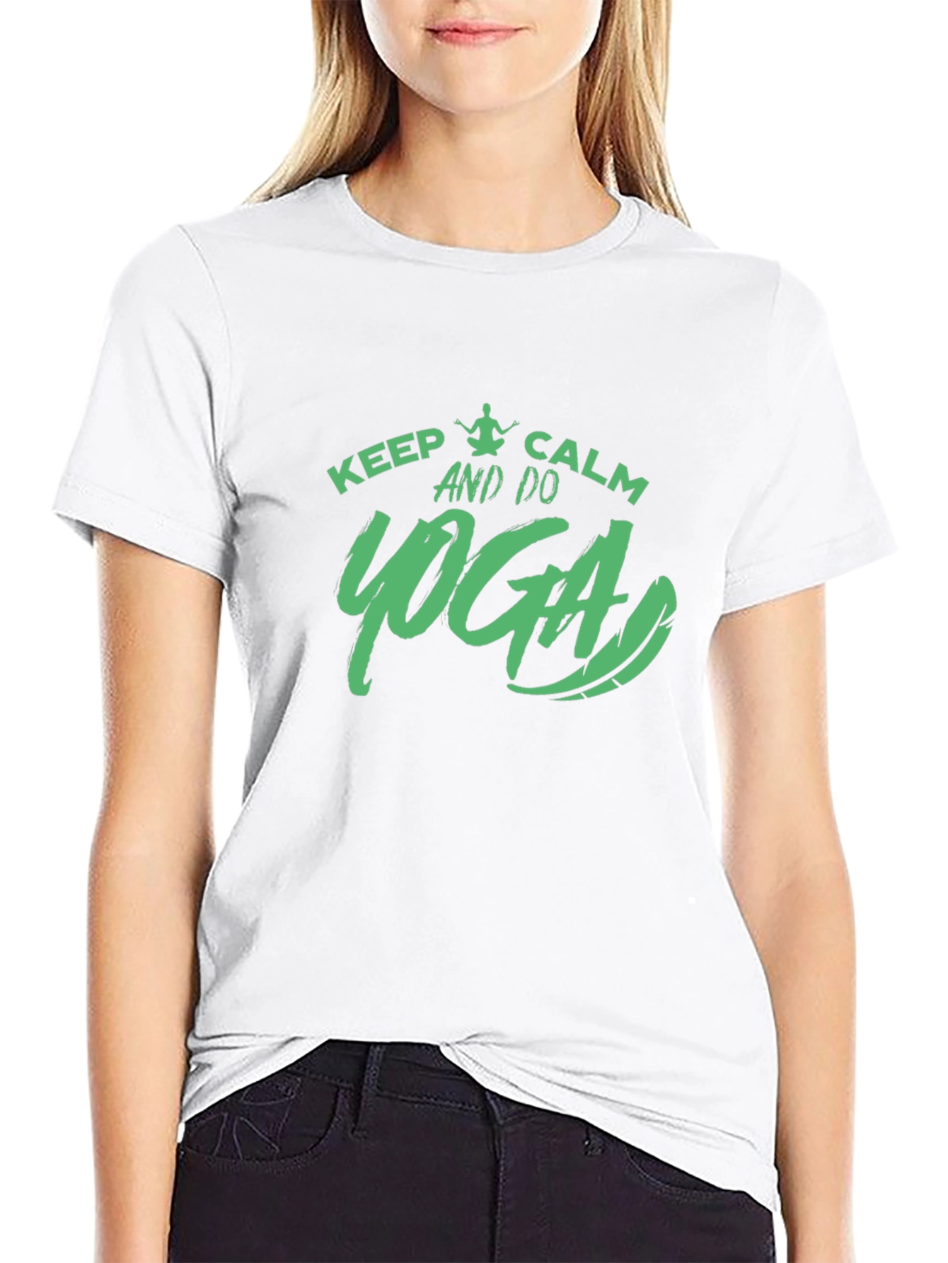 Keep Calm and Do Yoga Graphic T-Shirt