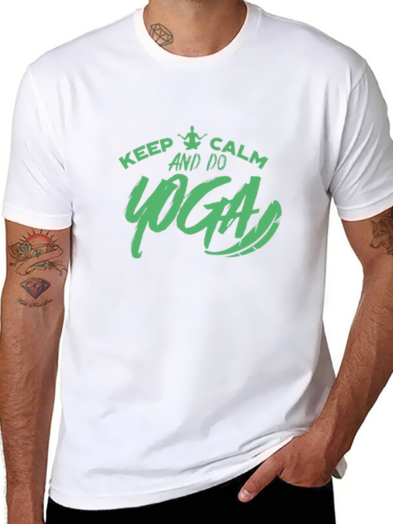 Keep Calm and Do Yoga Graphic T-Shirt