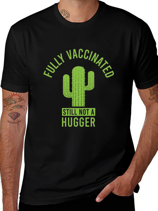 Fully Vaccinated Cactus Graphic T-Shirt
