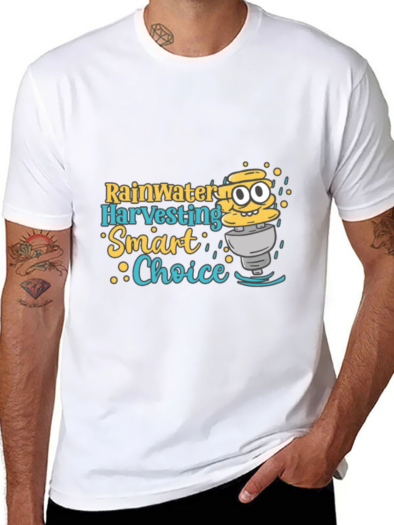 Rainwater Harvesting Smart Choice Graphic Tee