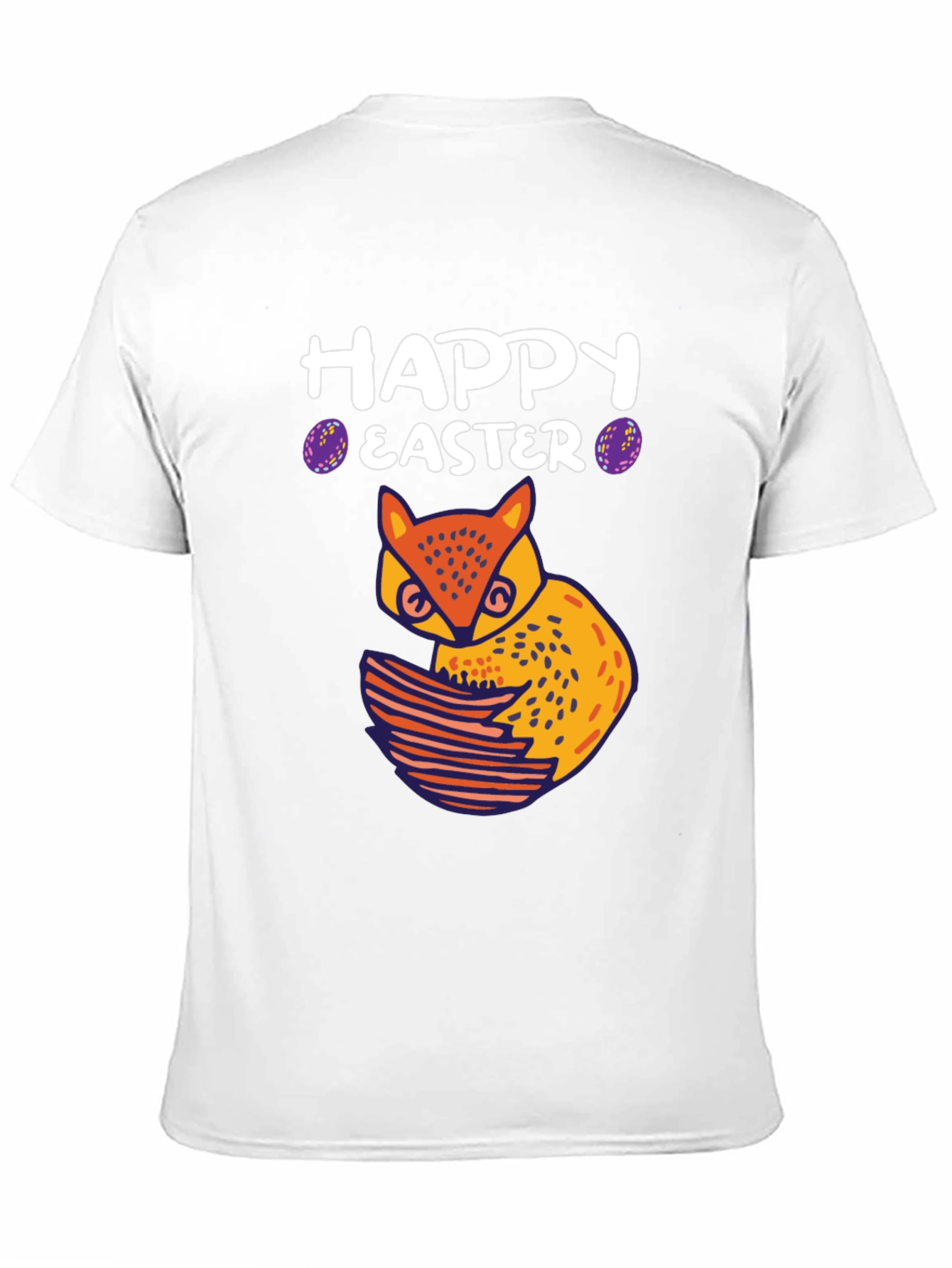 Happy Easter Owl T-Shirt - Black