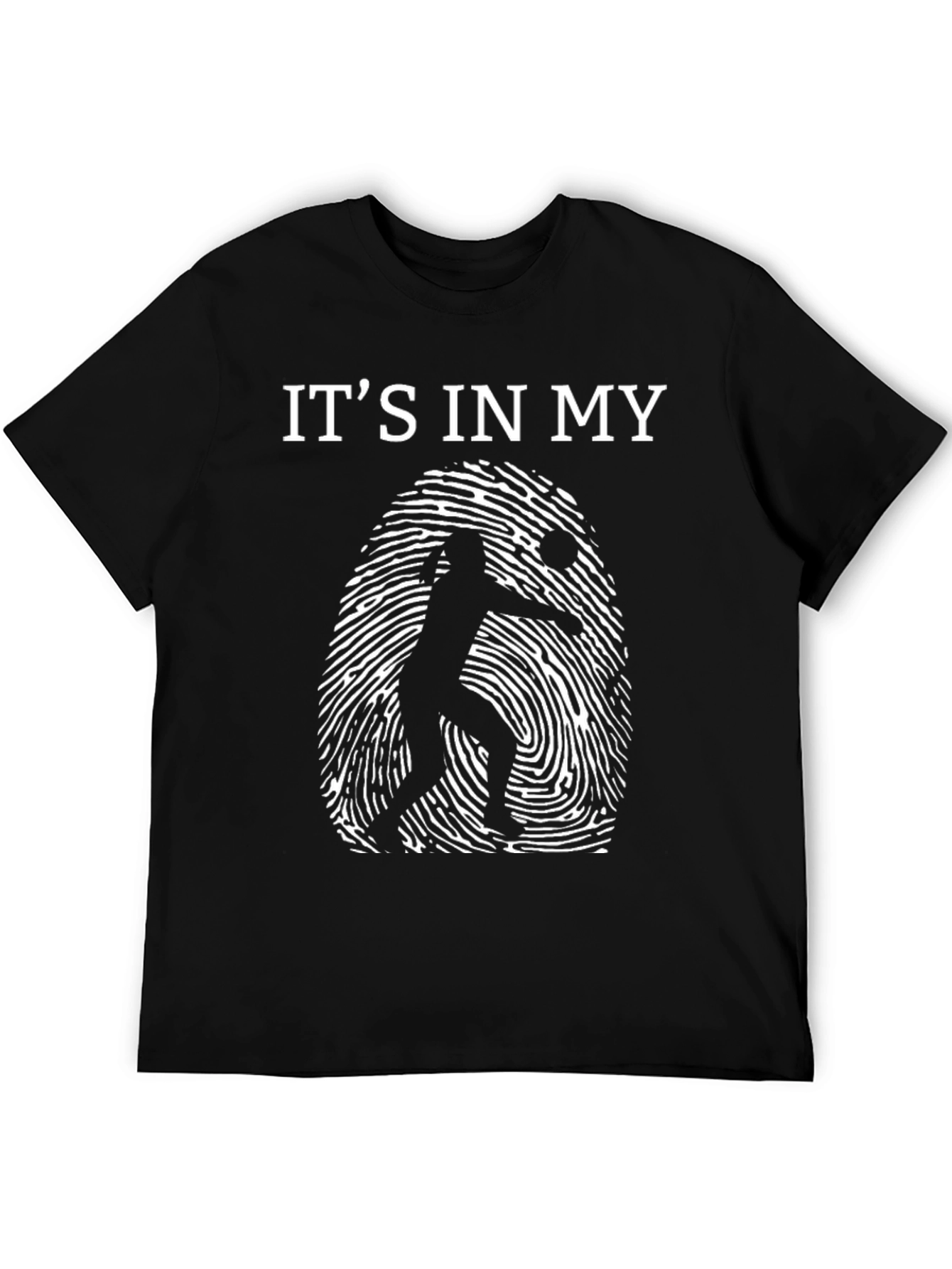 Volleyball in My DNA Black T-Shirt