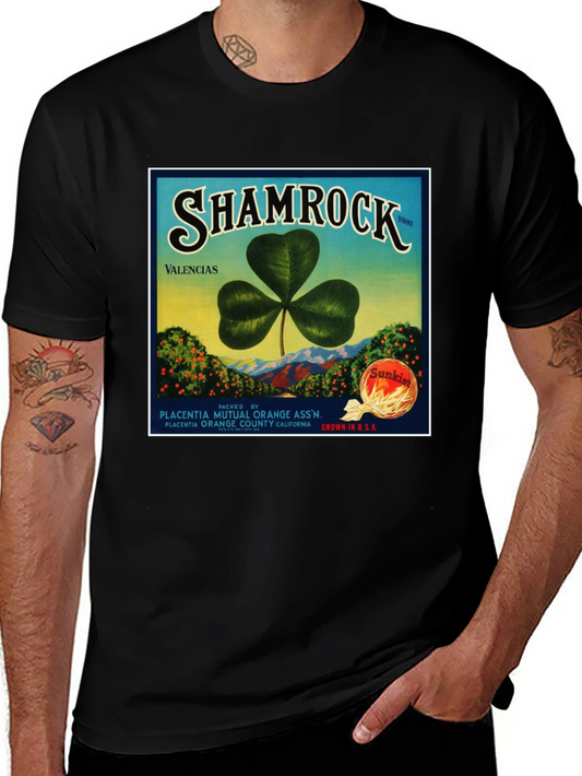 Shamrock Valencia Orange Vintage Label T-Shirt