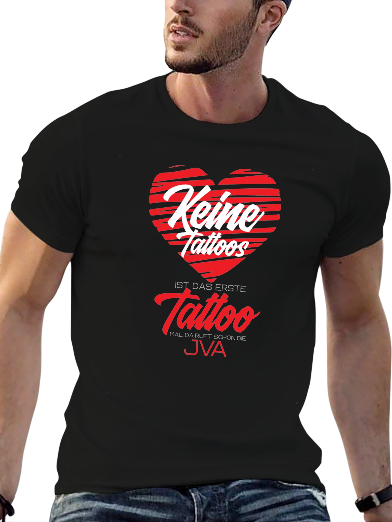 Keine Tattoos Funny Graphic Tee