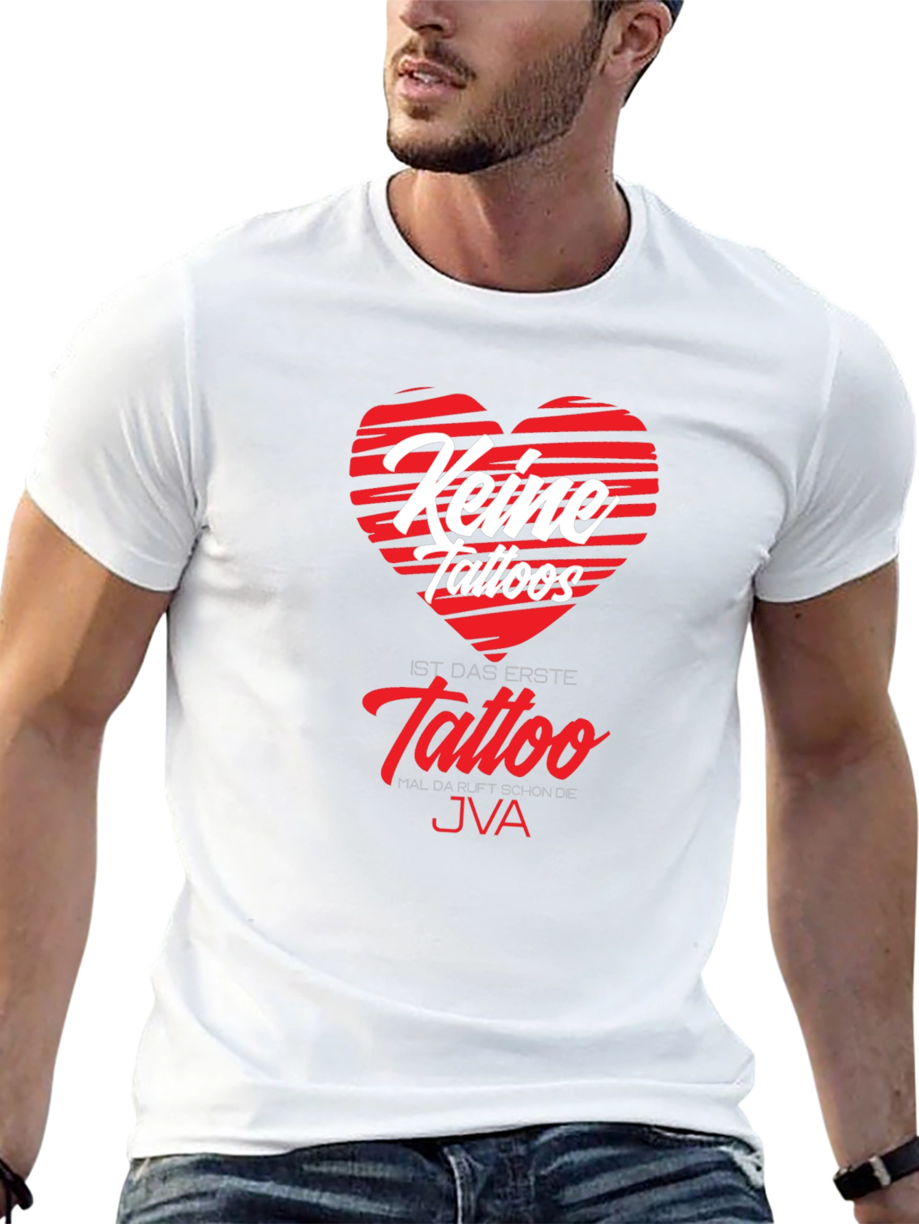 Keine Tattoos Funny Graphic Tee