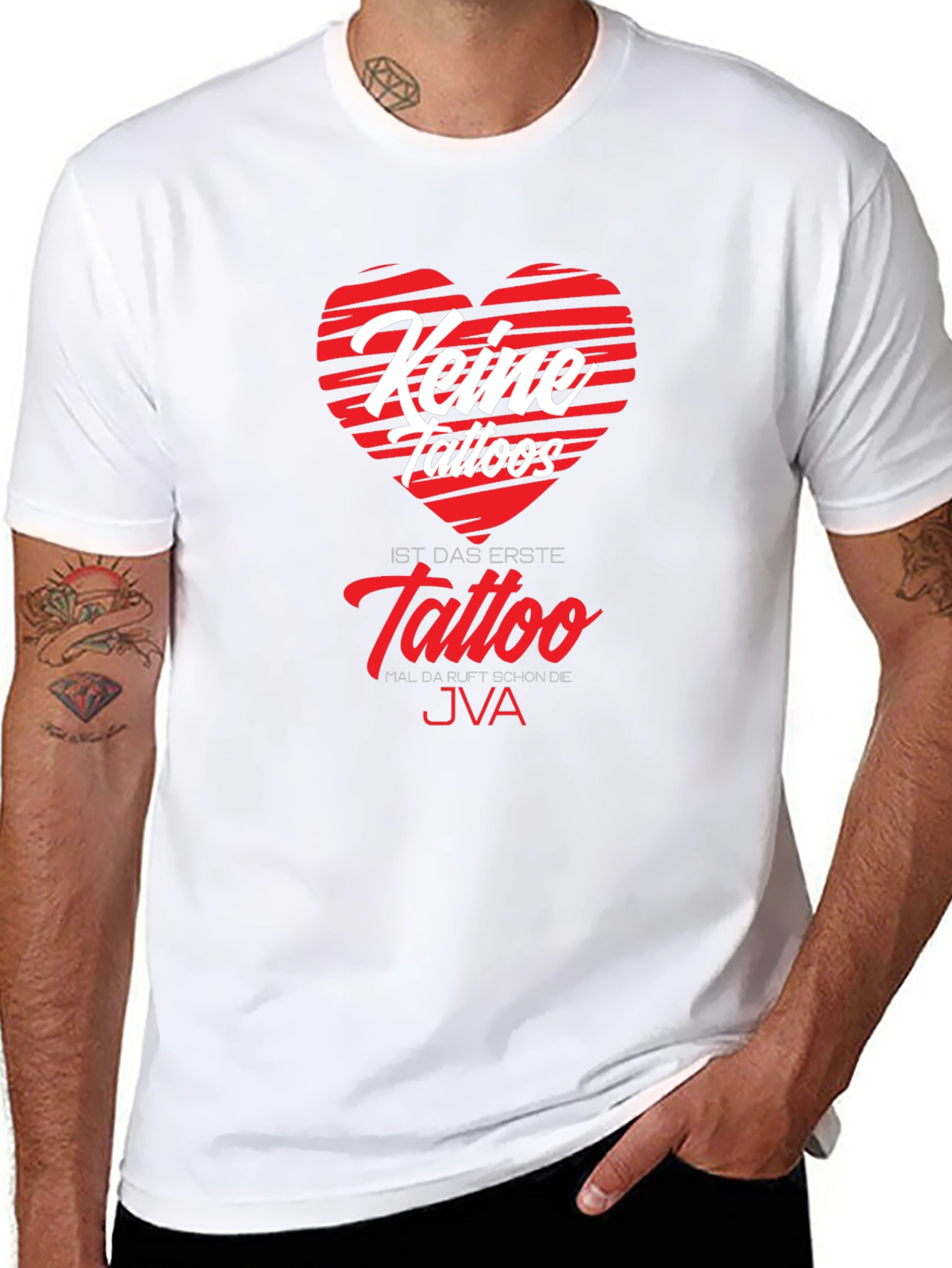 Keine Tattoos Funny Graphic Tee